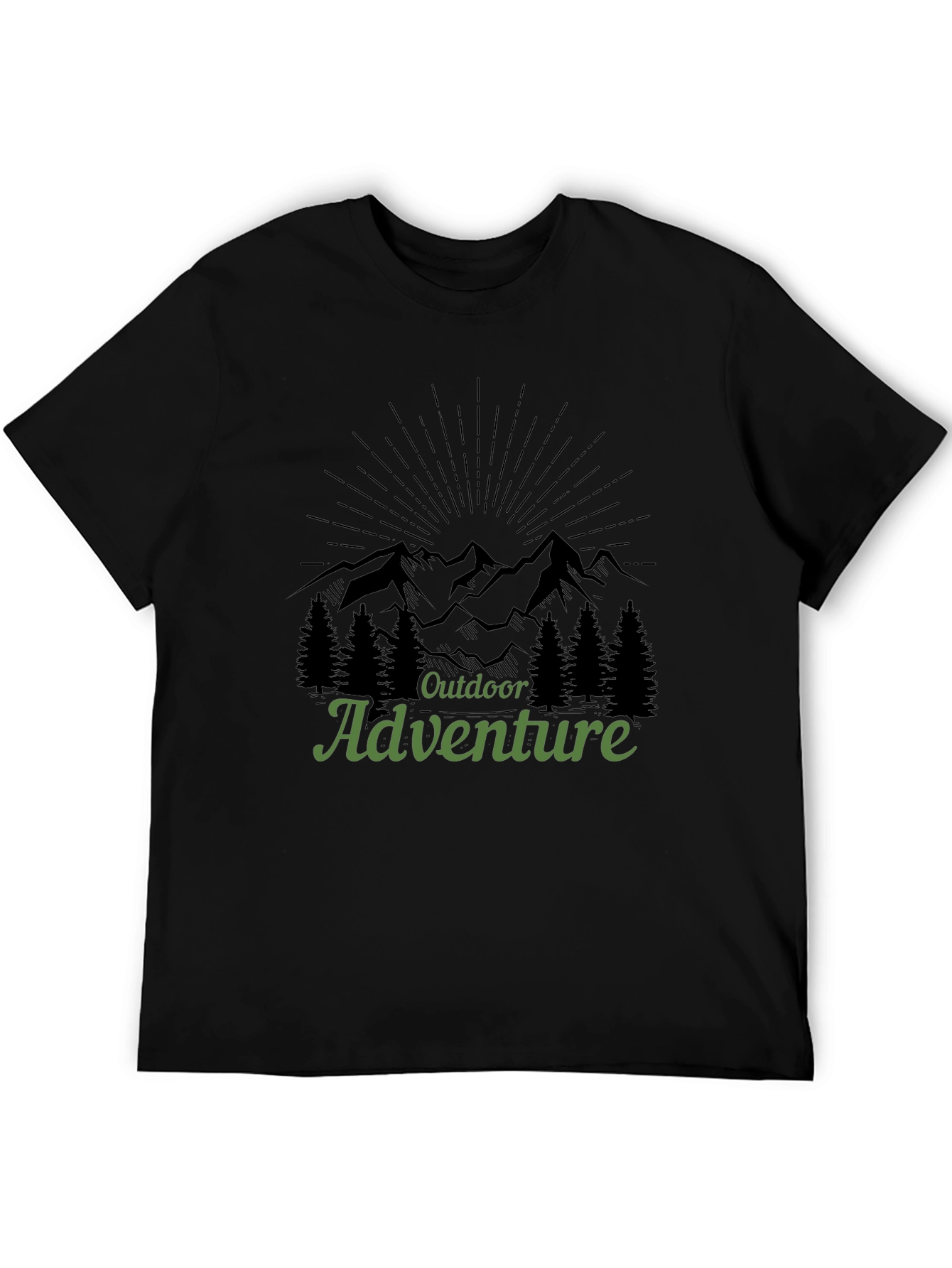 Outdoor Adventure T-Shirt - Mountain Graphic Tee