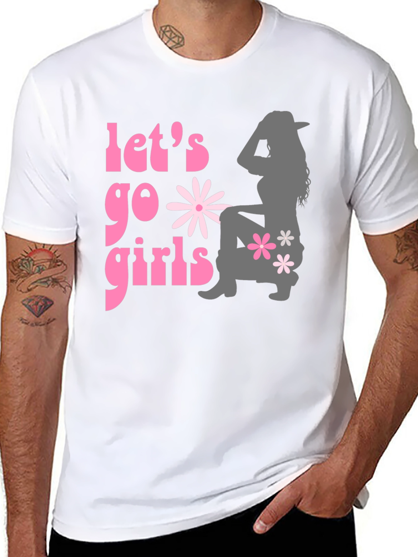 Lets Go Girls T-Shirt - Trendy Graphic Tee