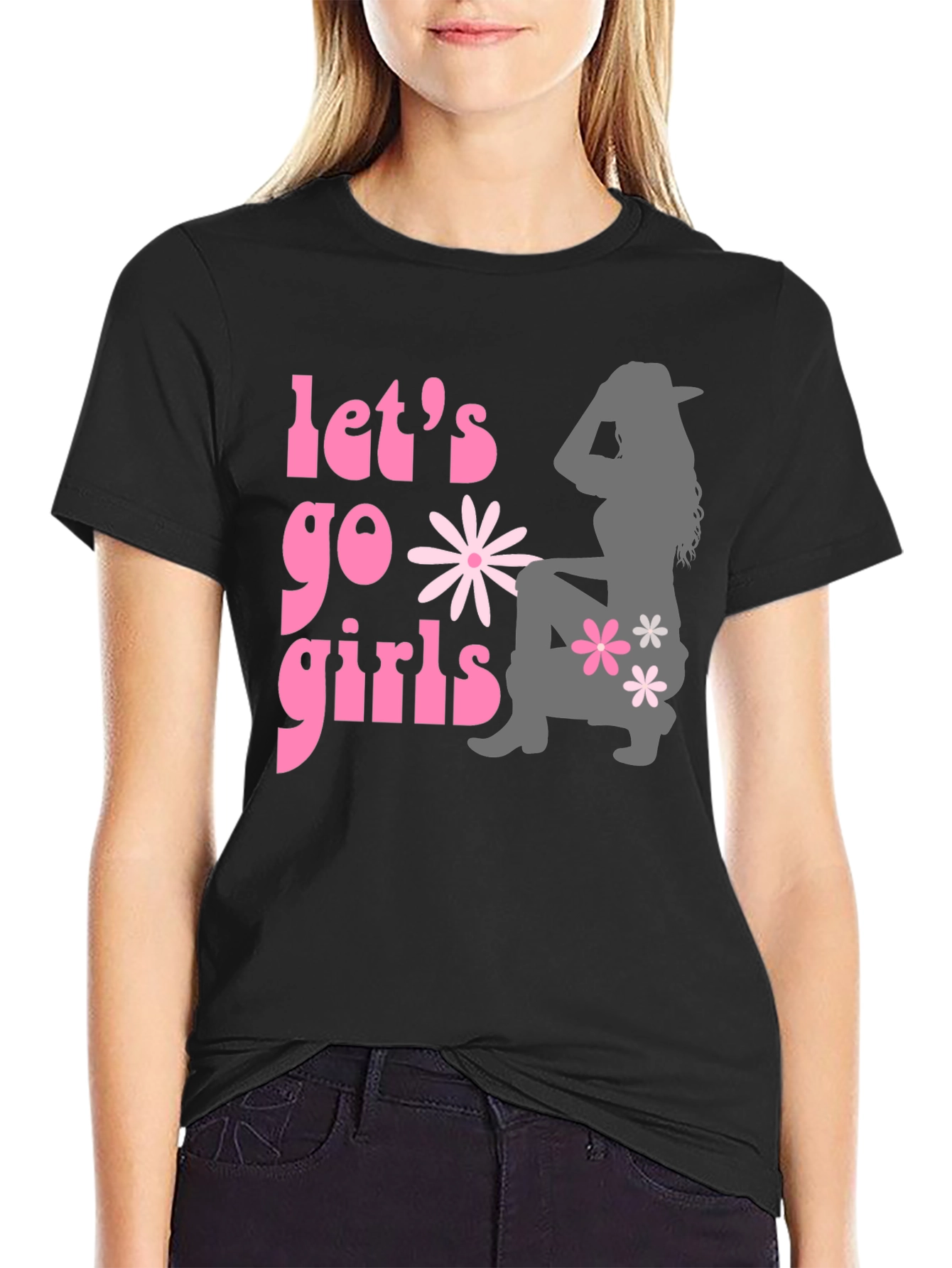 Lets Go Girls T-Shirt - Trendy Graphic Tee