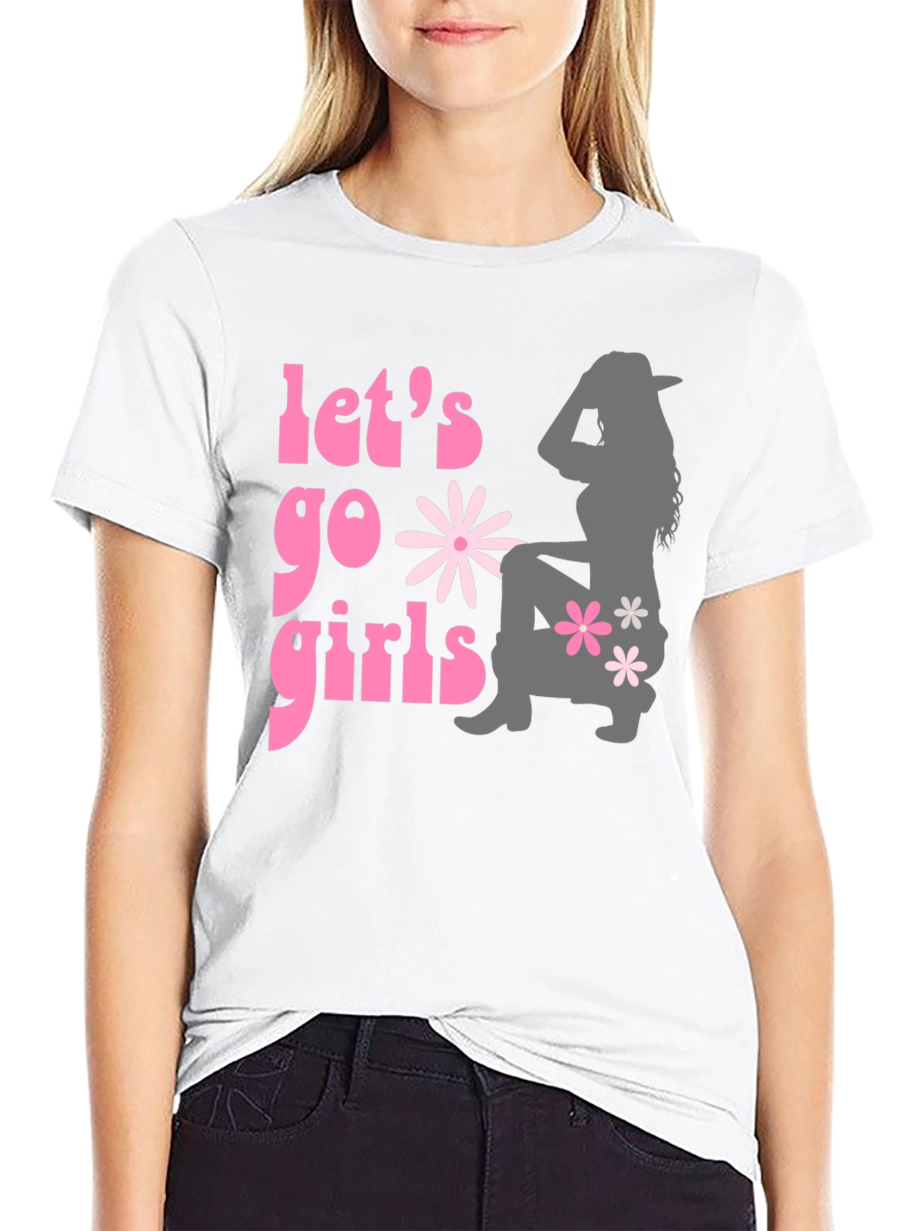 Lets Go Girls T-Shirt - Trendy Graphic Tee