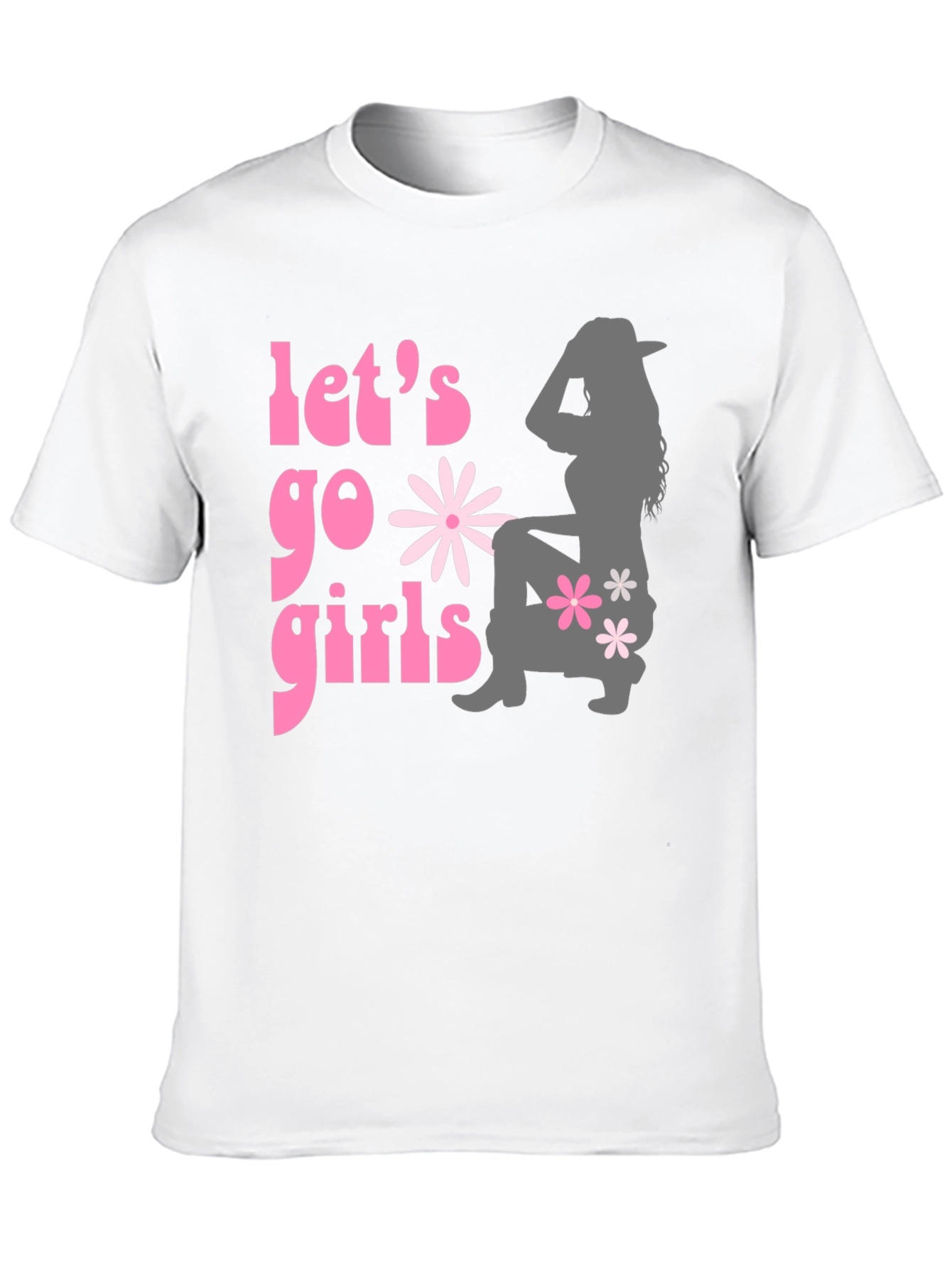 Lets Go Girls T-Shirt - Trendy Graphic Tee
