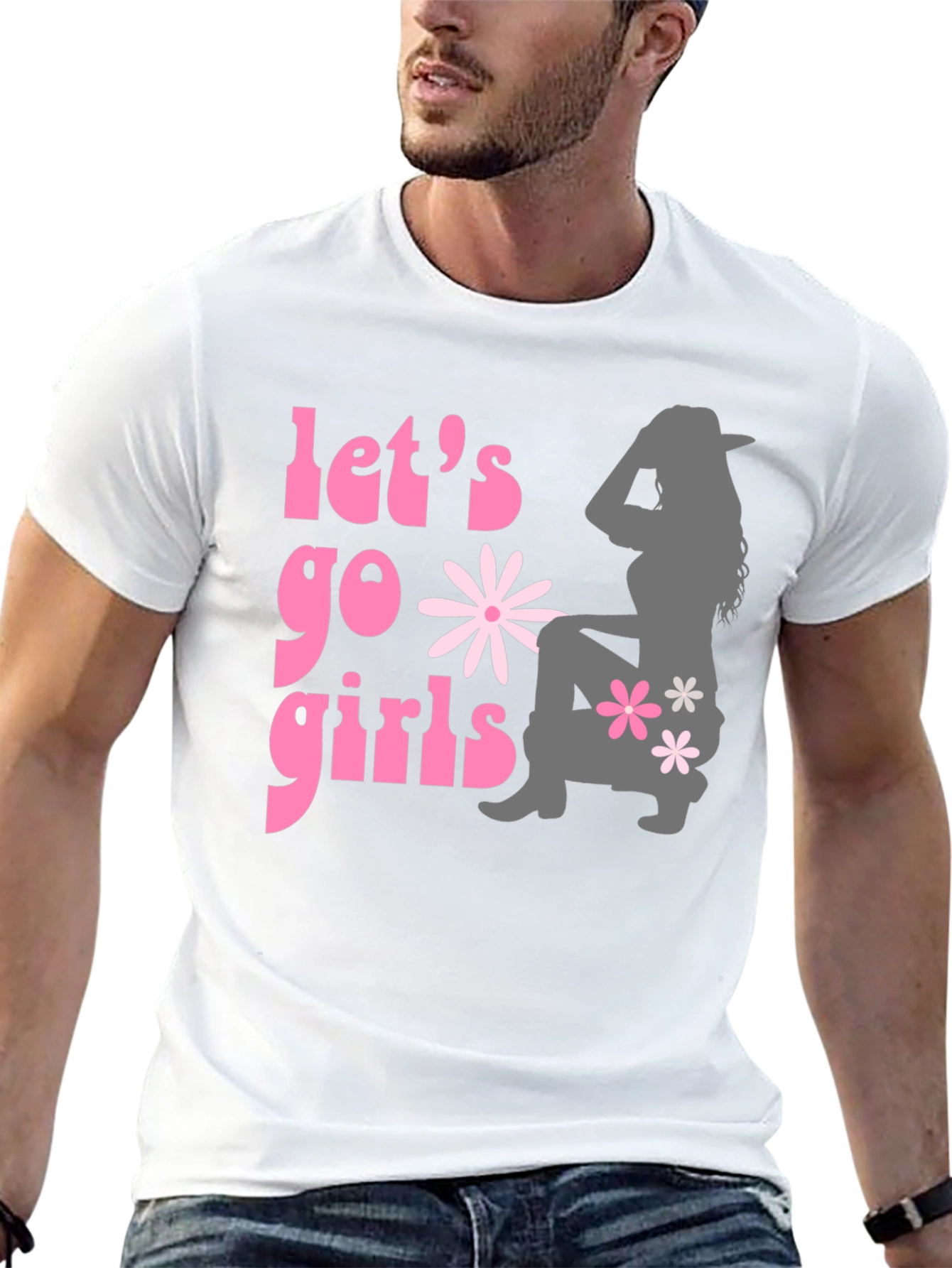 Lets Go Girls T-Shirt - Trendy Graphic Tee