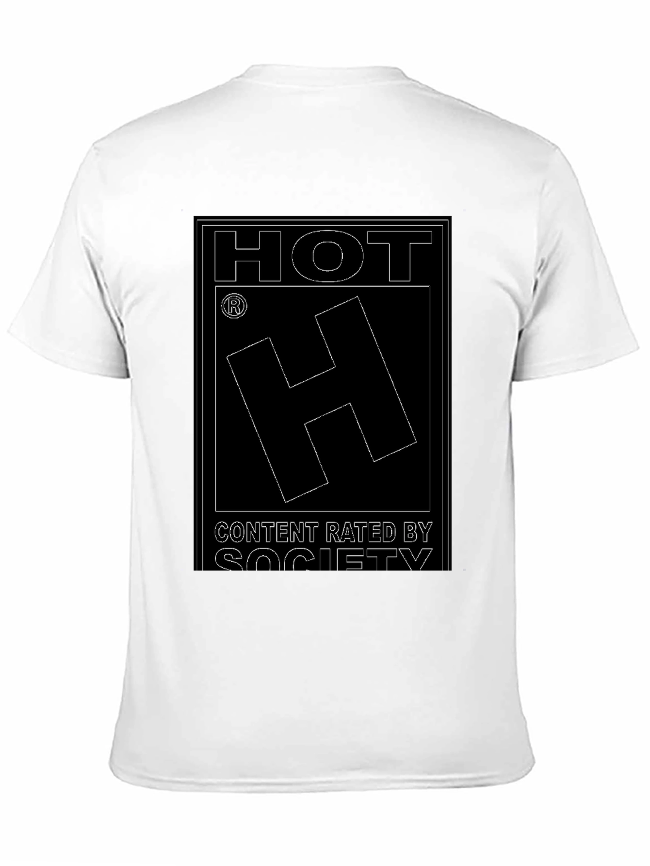 HOT Content Rated By Society Mens T-Shirt