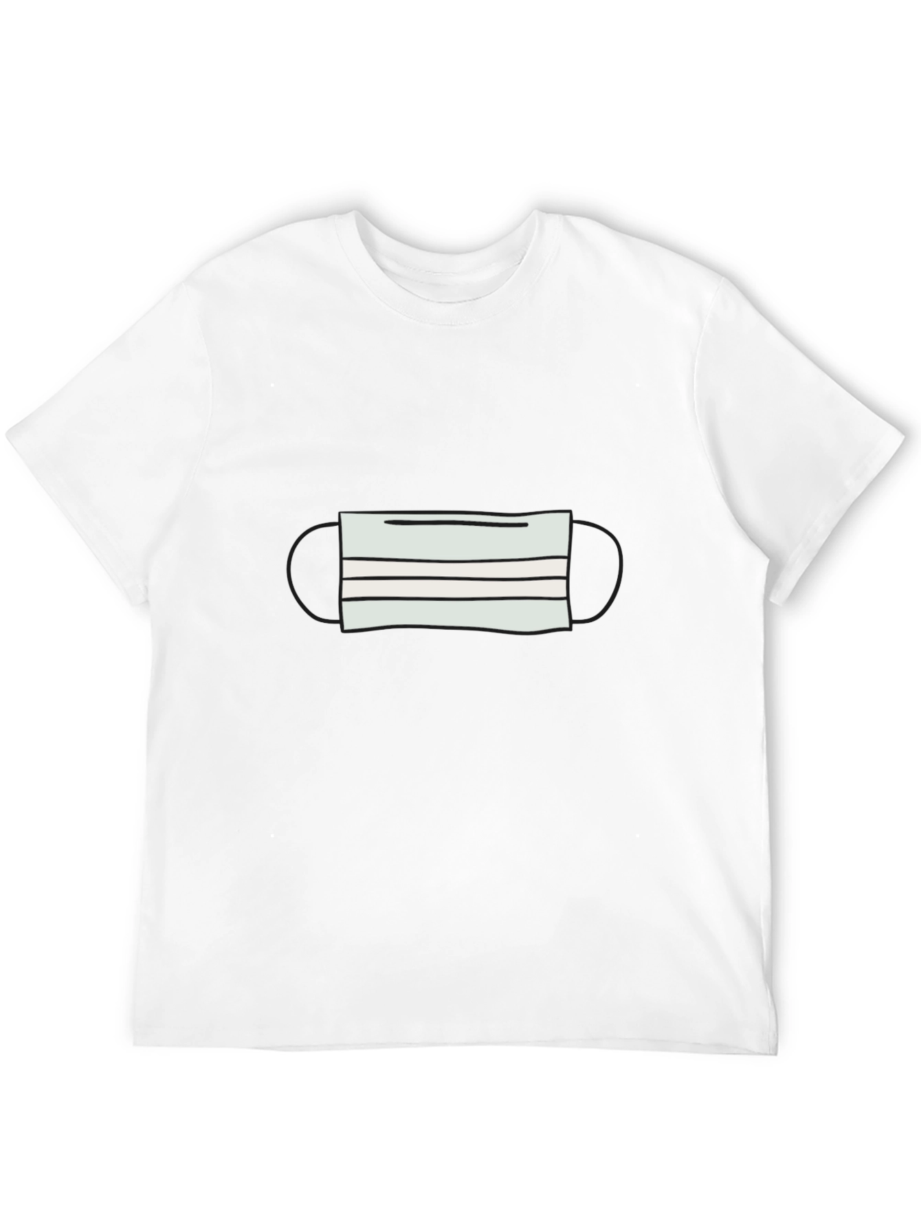 Mask Graphic Tee - Stay Safe in Style!