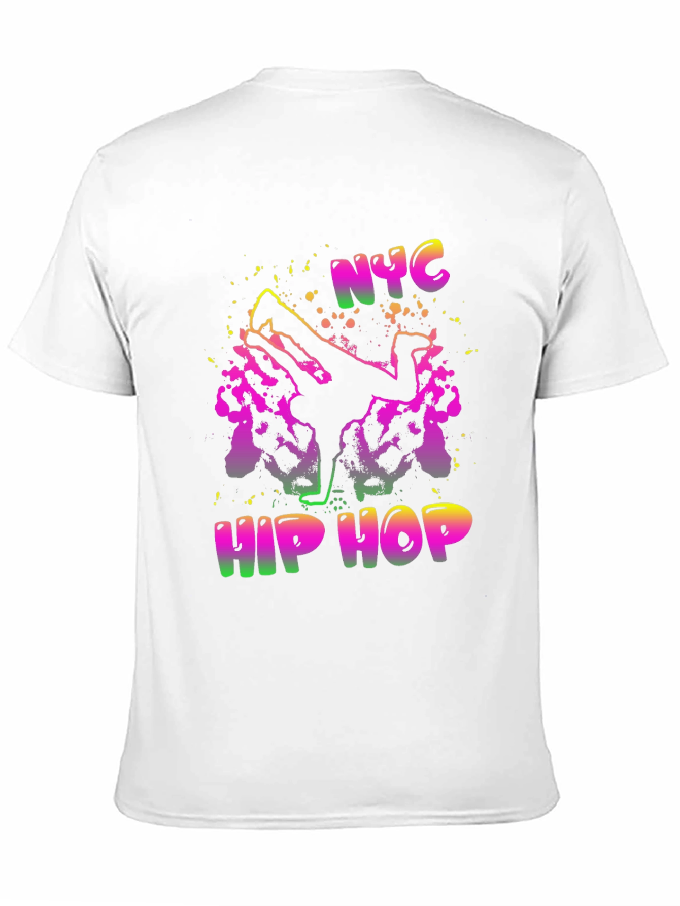 NYC Hip Hop Graphic Black T-Shirt