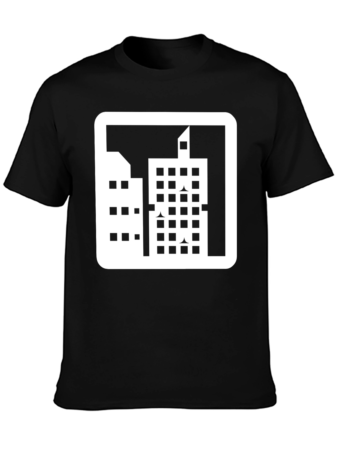 Urban Graphic Tee - Modern Cityscape Design