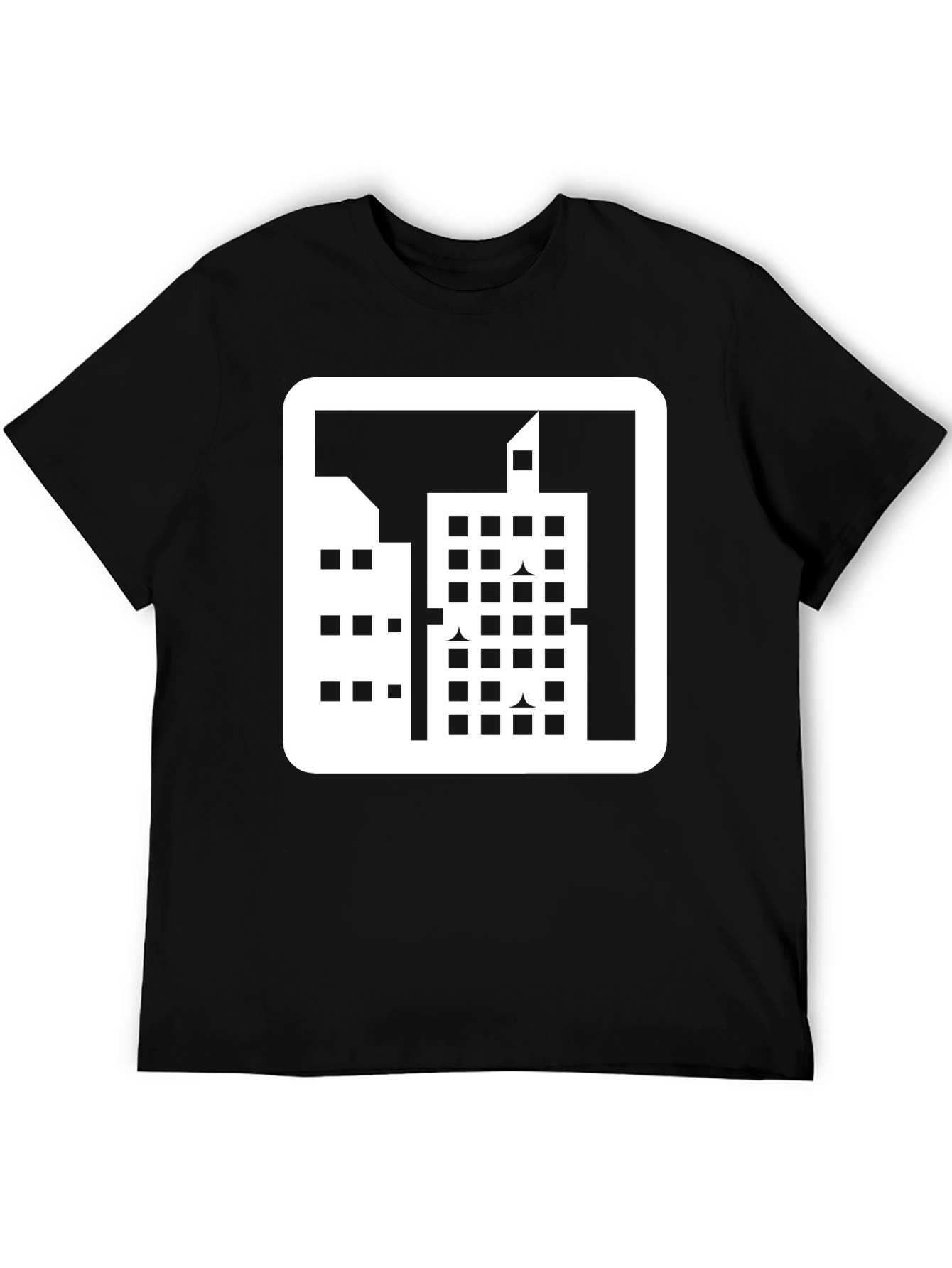 Urban Graphic Tee - Modern Cityscape Design