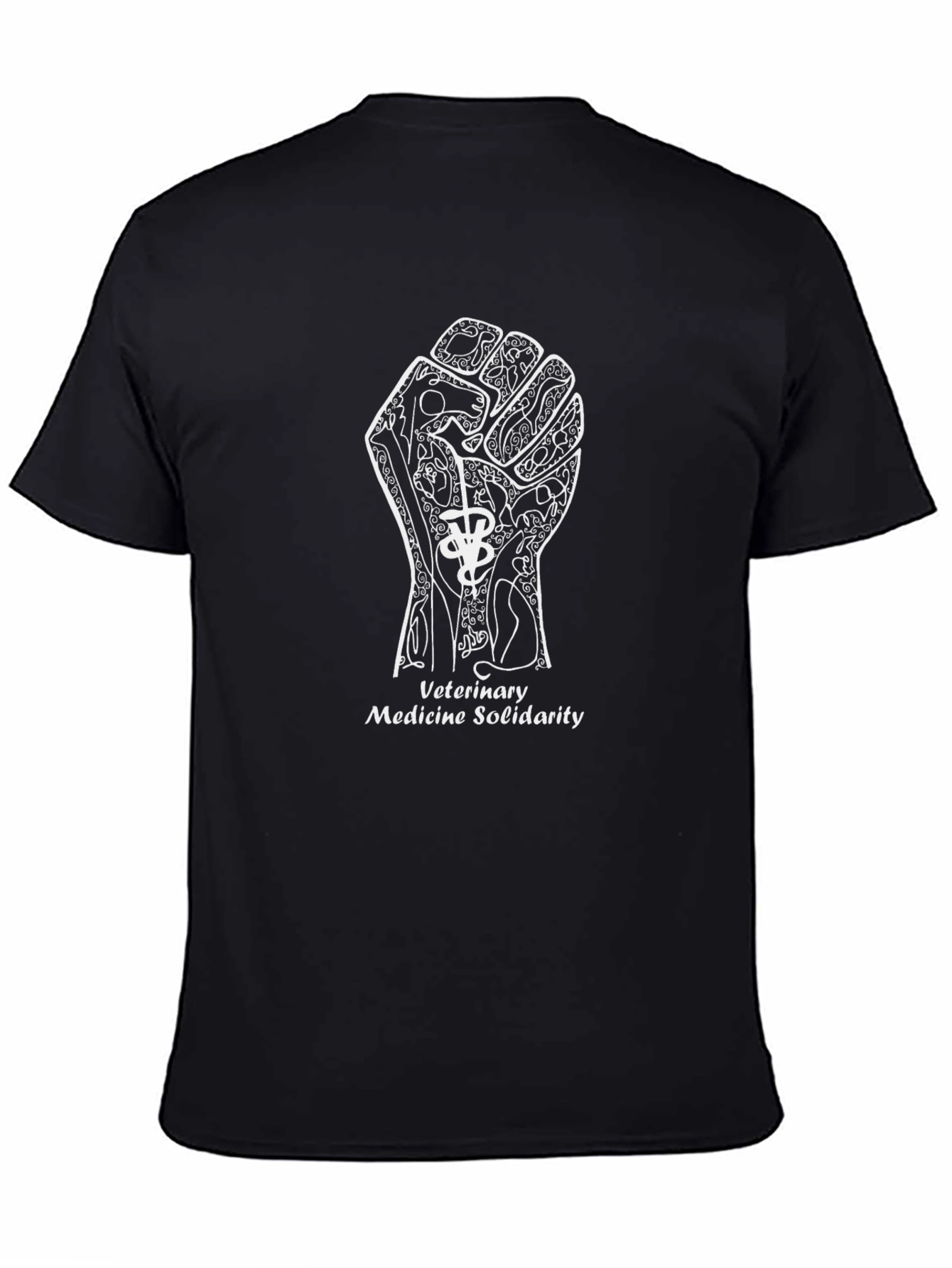 Veterinary Medicine Solidarity Black T-Shirt