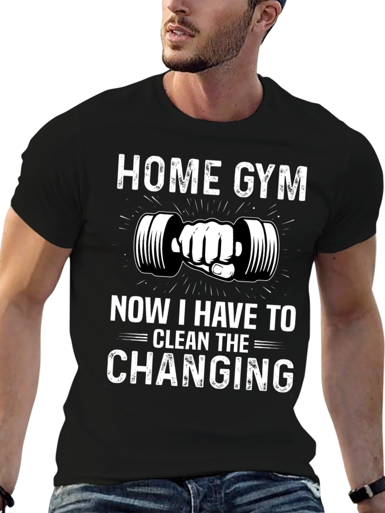 Home Gym Novelty Graphic T-Shirt
