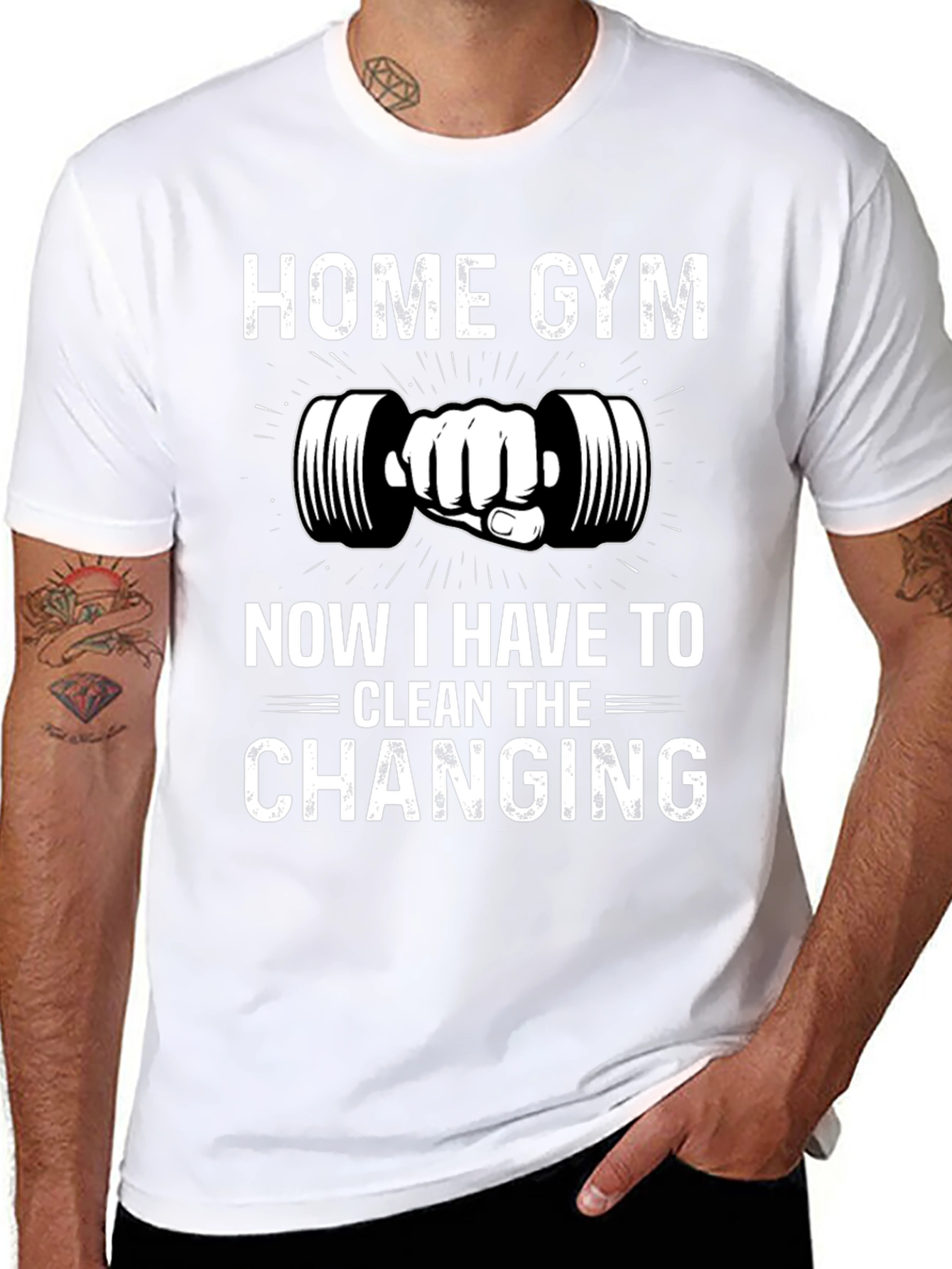Home Gym Novelty Graphic T-Shirt