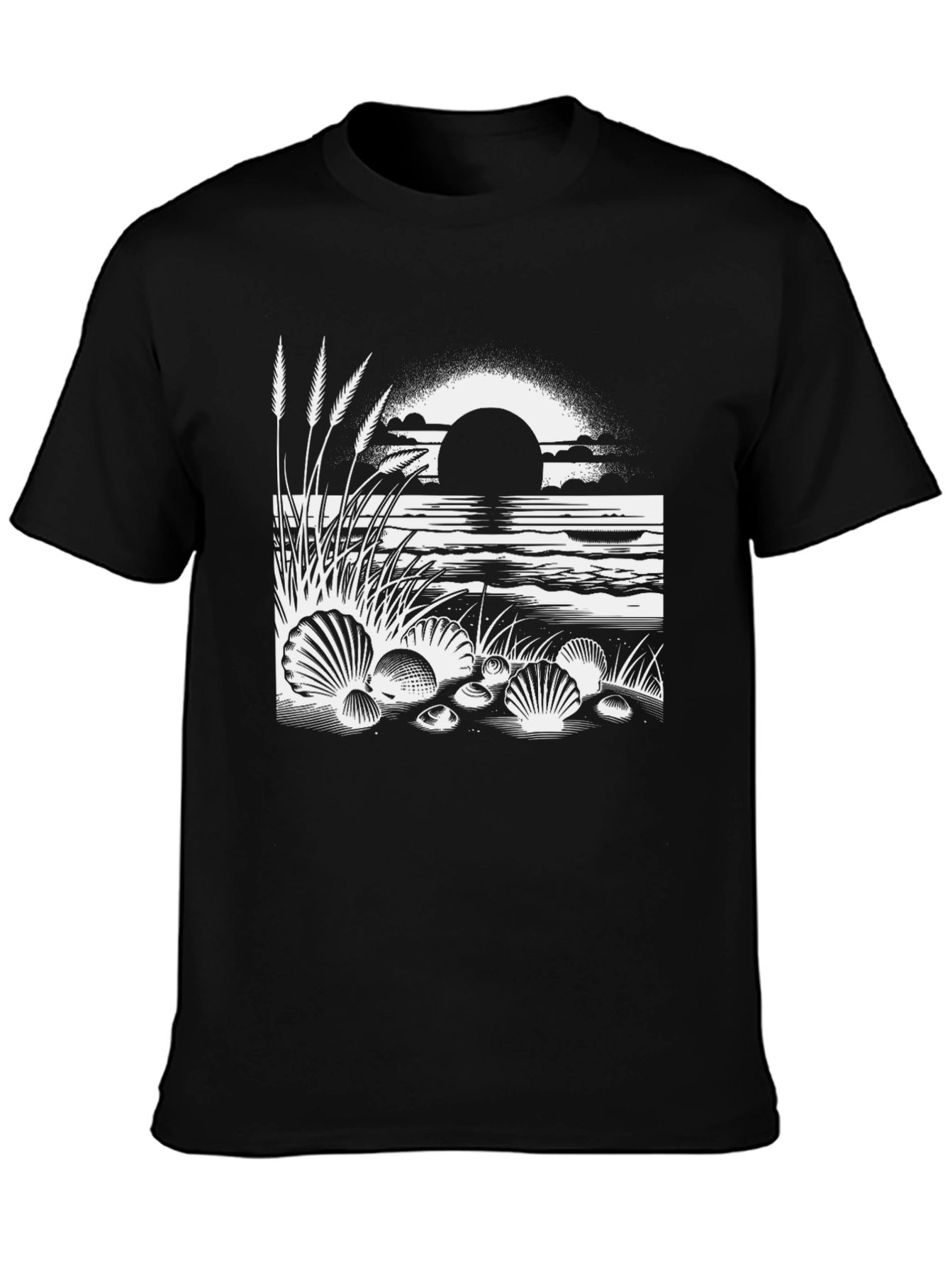 Seashell Sunset Graphic Tee