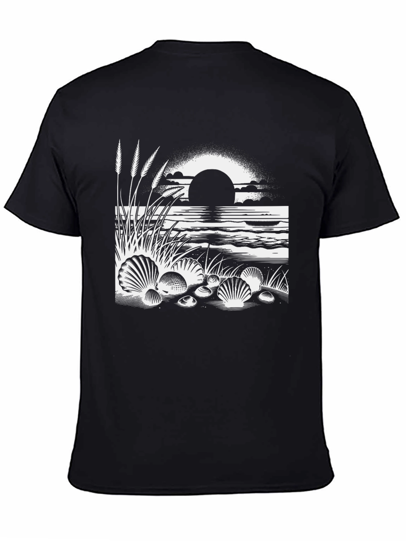 Seashell Sunset Graphic Tee