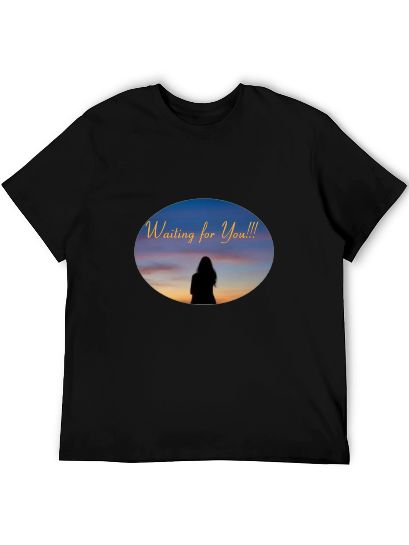 Waiting for You T-Shirt - Unique Sunset Design