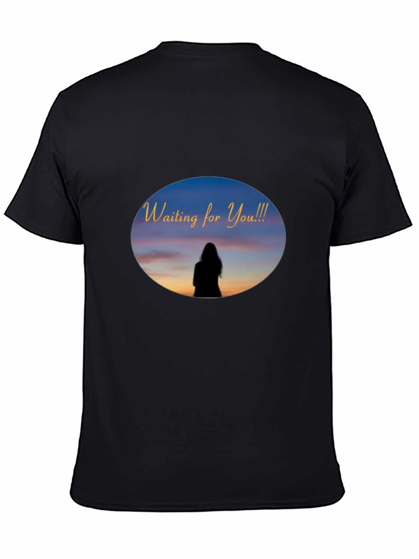 Waiting for You T-Shirt - Unique Sunset Design