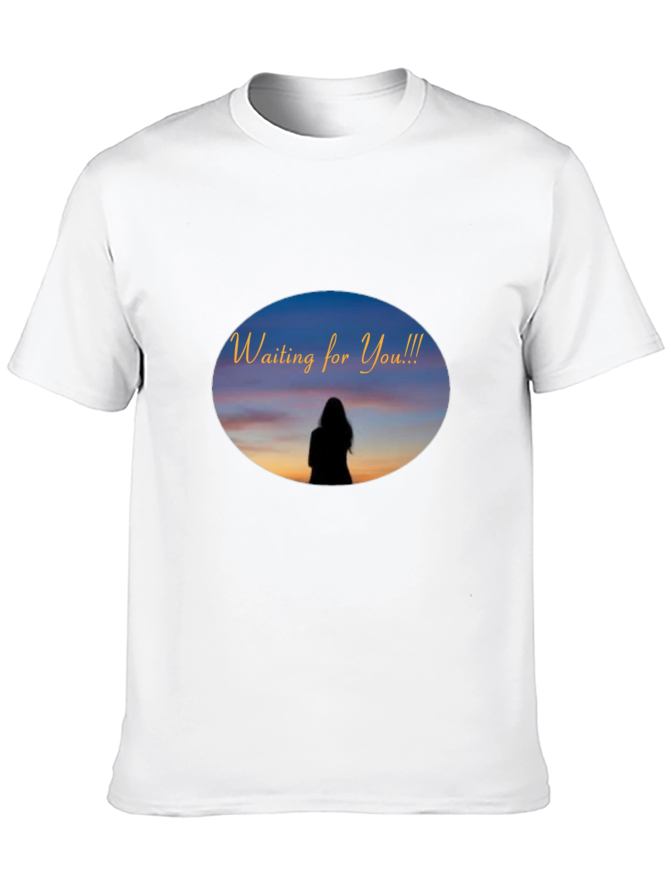 Waiting for You T-Shirt - Unique Sunset Design