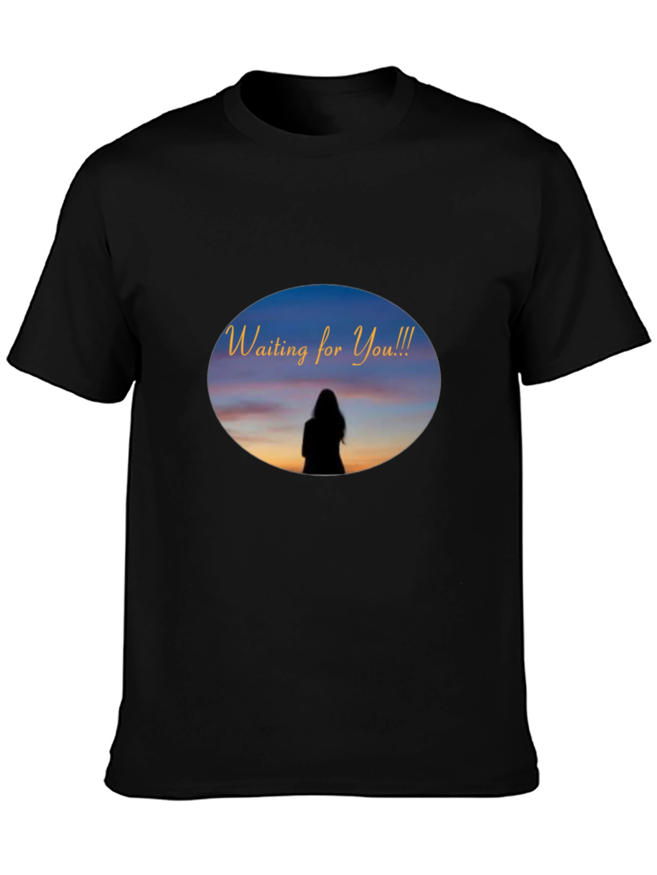Waiting for You T-Shirt - Unique Sunset Design