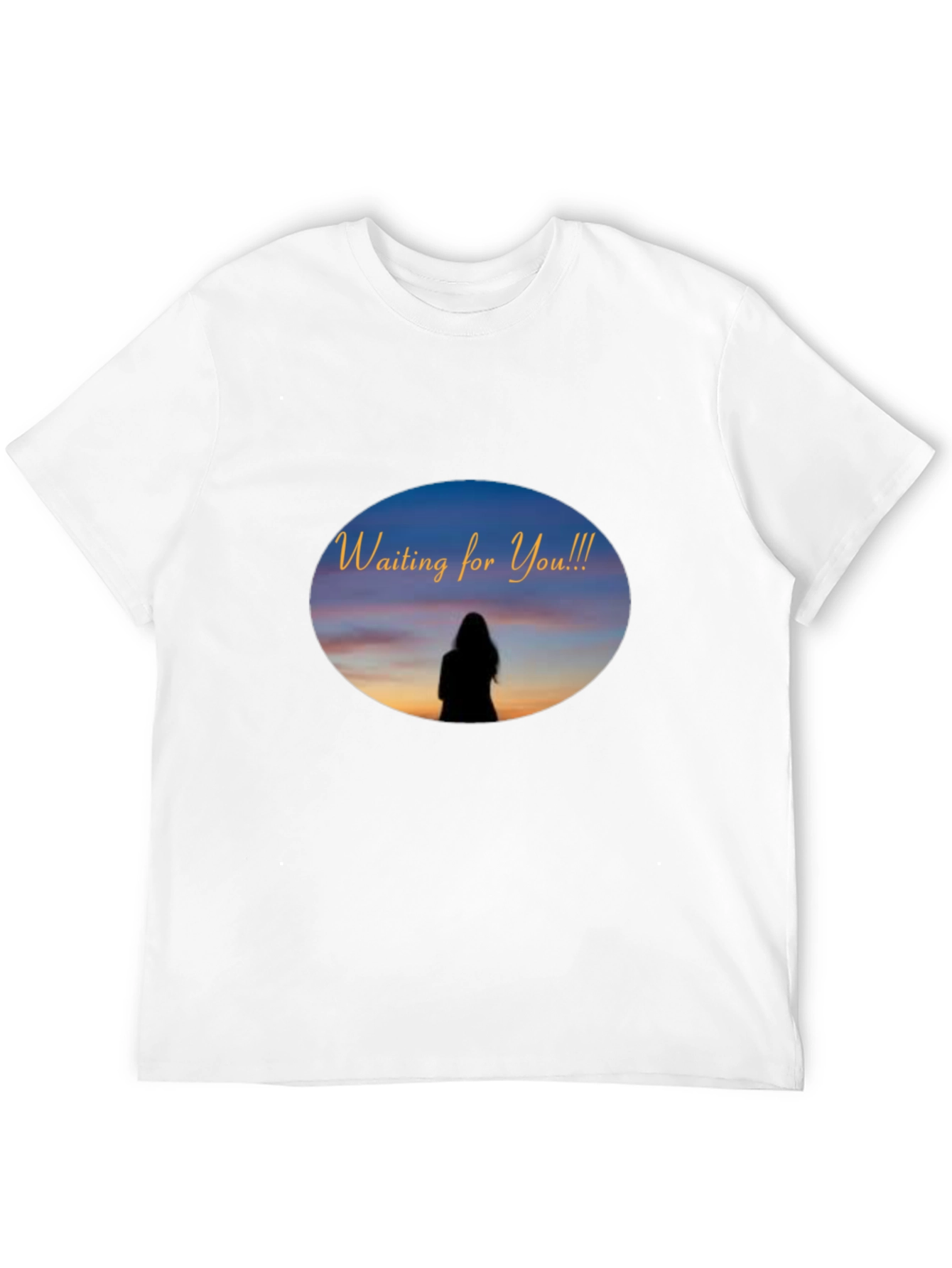 Waiting for You T-Shirt - Unique Sunset Design
