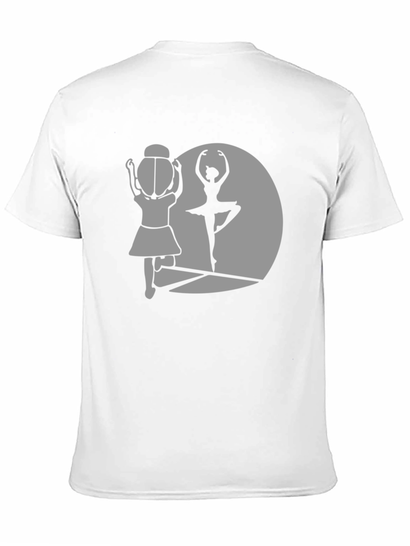 Ballerina Silhouette Graphic Tee - Dance Lover T-Shirt