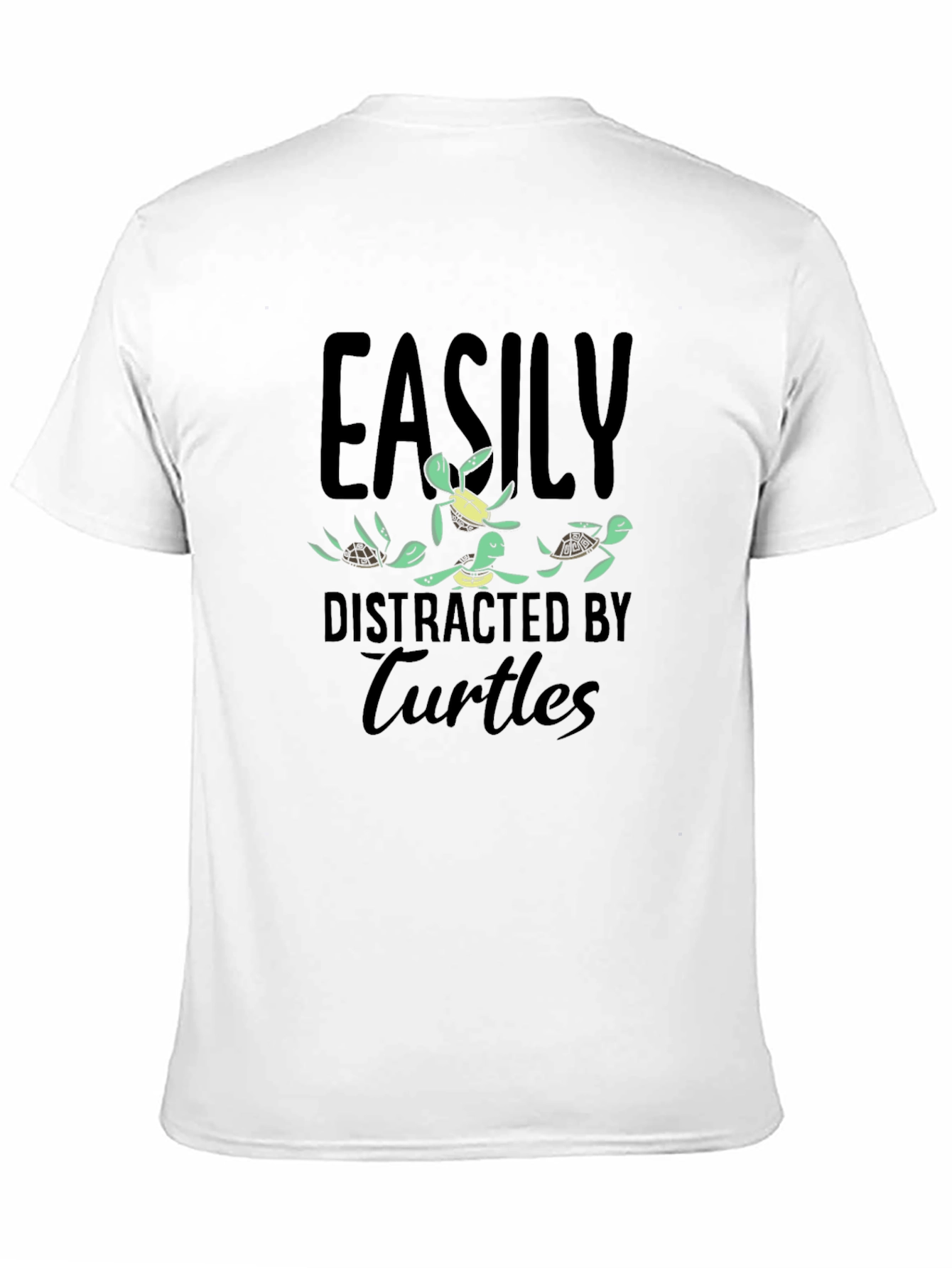 Easily Distracted by Turtles Graphic T-Shirt
