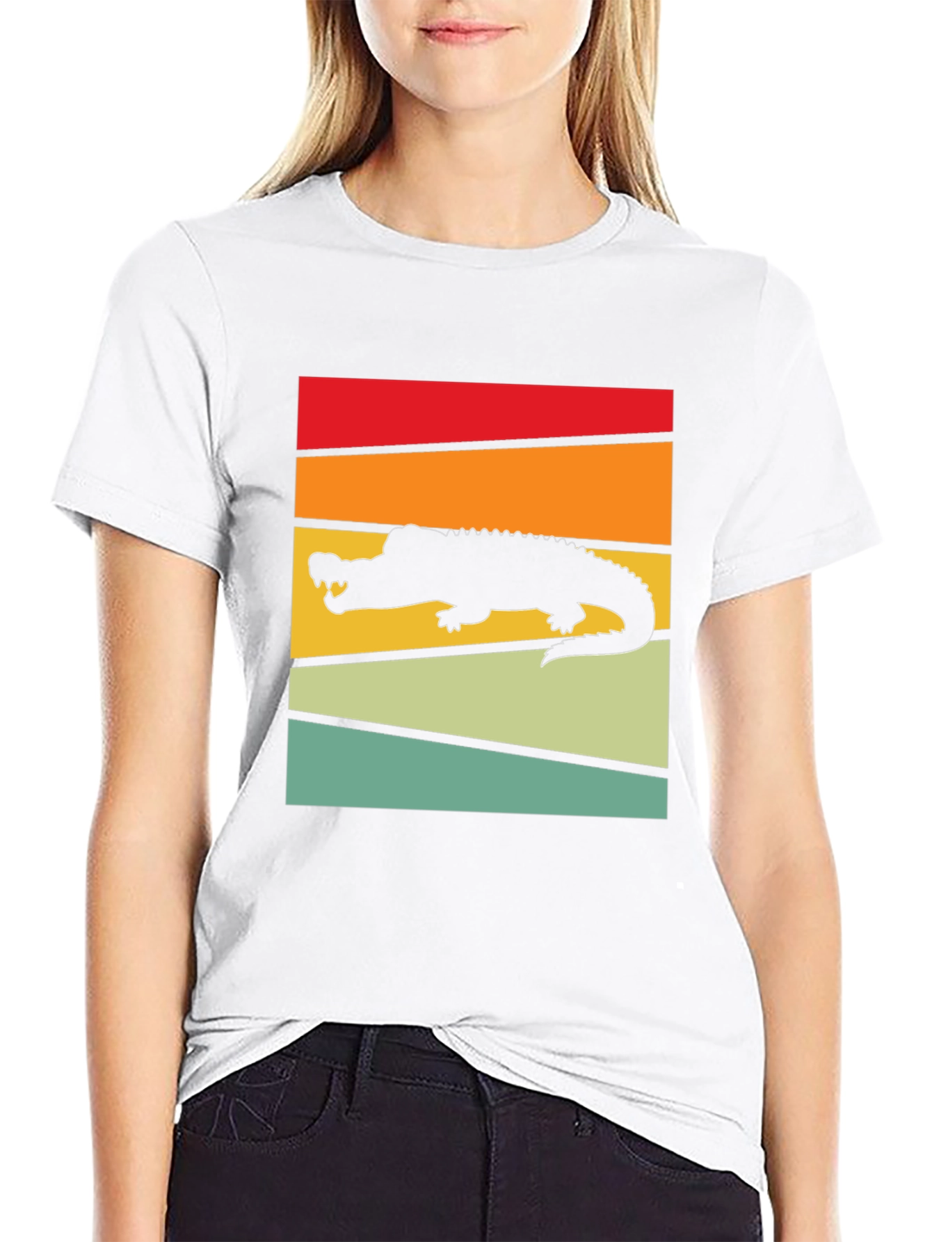 Retro Alligator Graphic T-Shirt