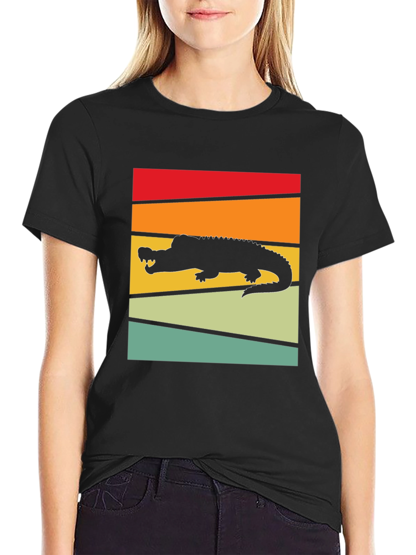 Retro Alligator Graphic T-Shirt