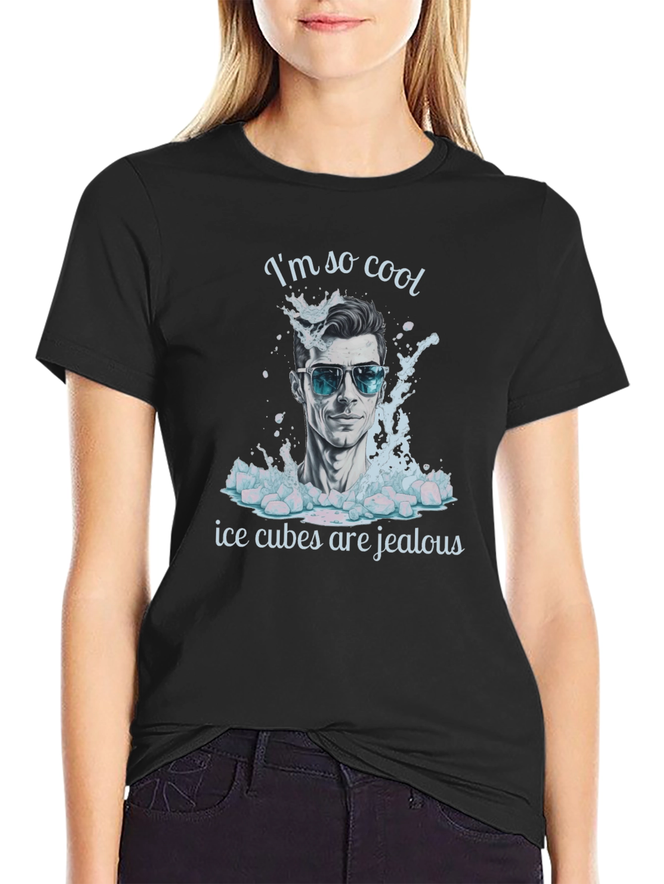 Cool Dude T-Shirt: Ice Cubes Are Jealous!