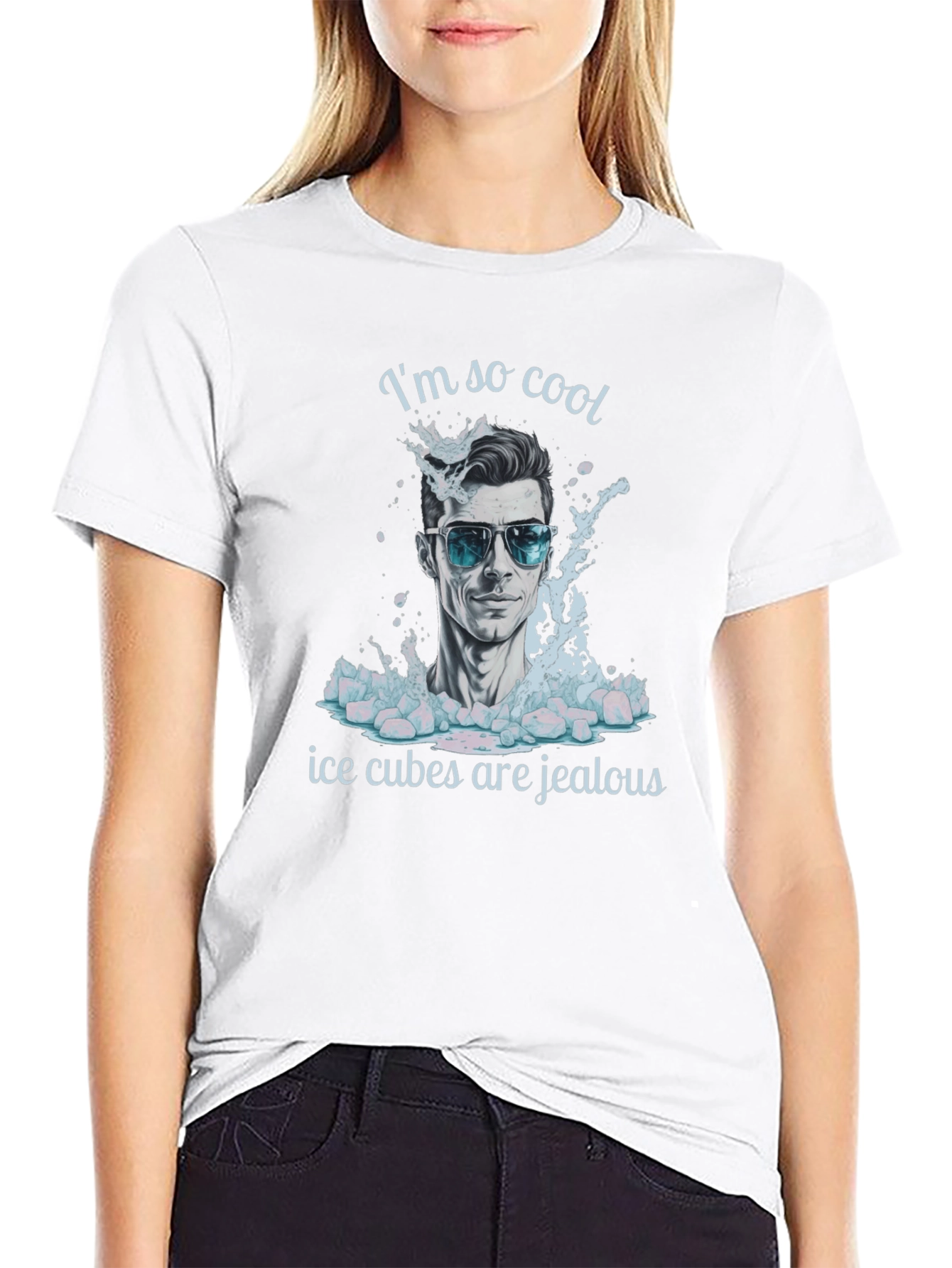 Cool Dude T-Shirt: Ice Cubes Are Jealous!