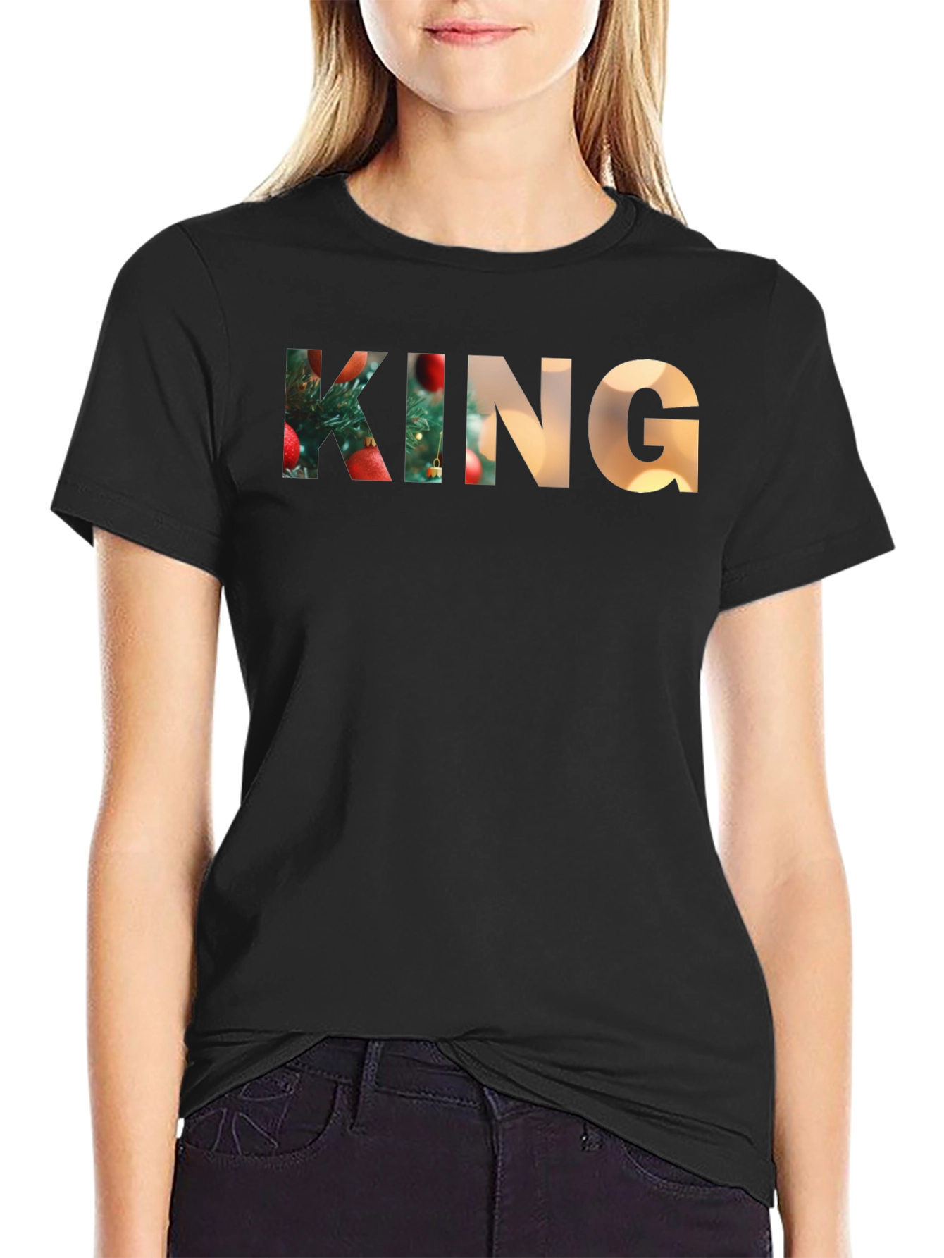 King Christmas Tree T-Shirt Holiday Style