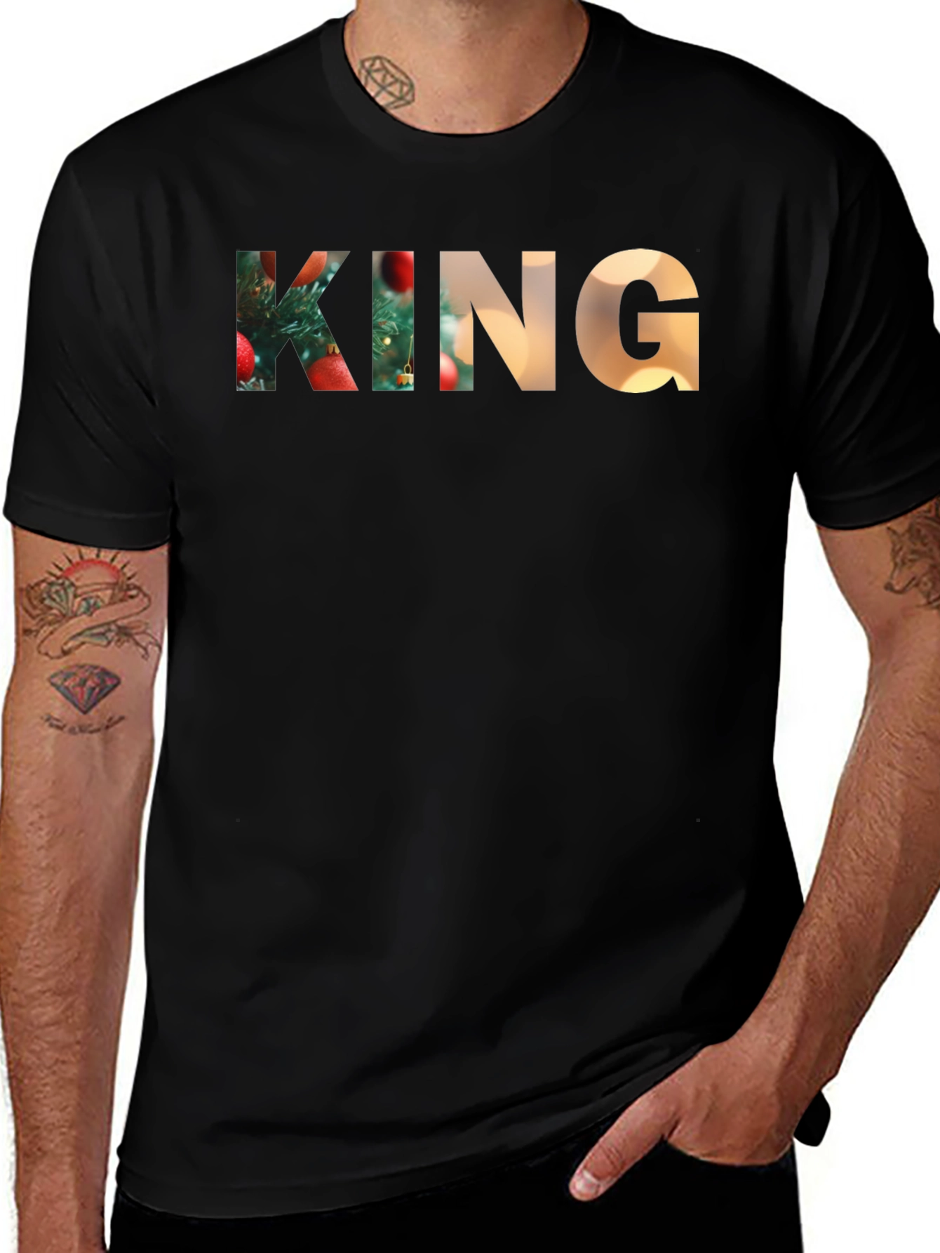 King Christmas Tree T-Shirt Holiday Style