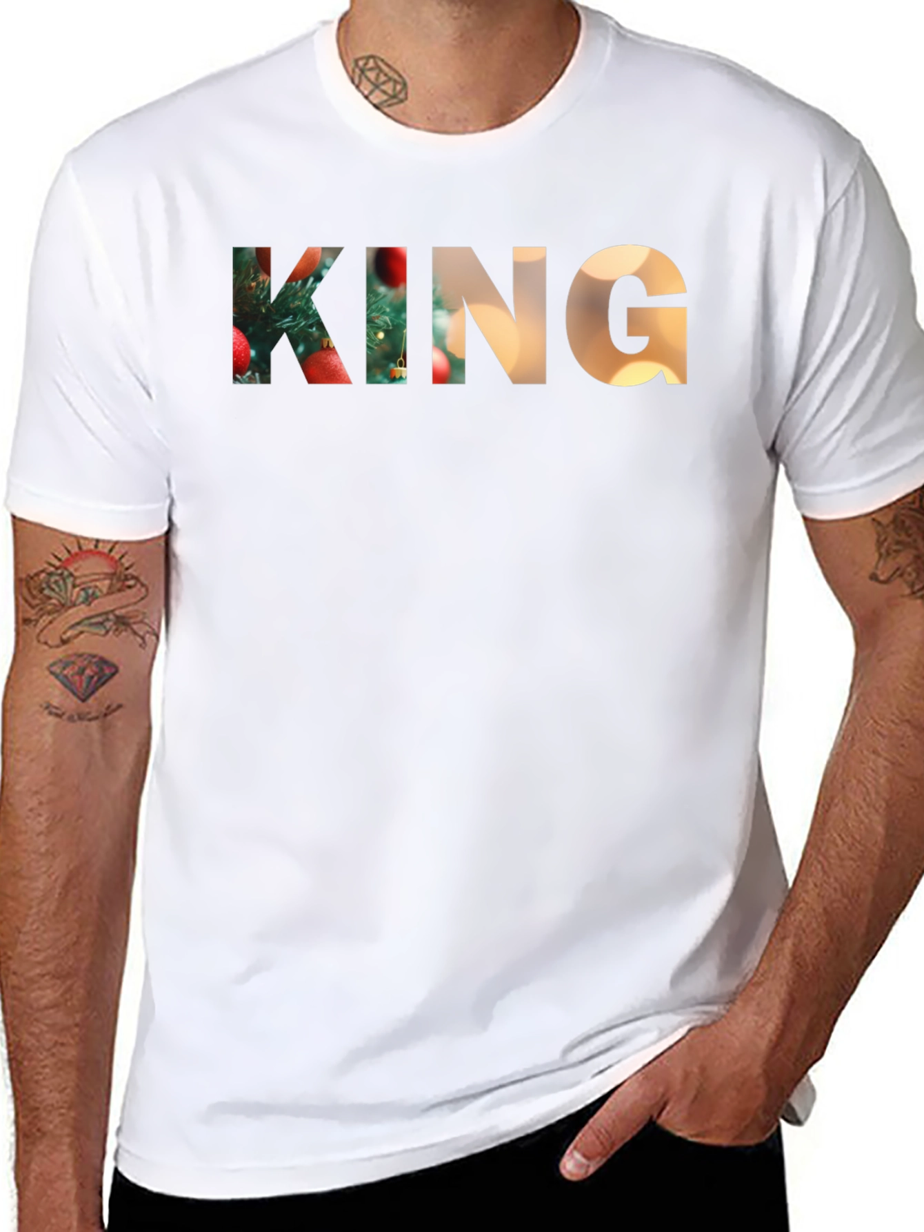 King Christmas Tree T-Shirt Holiday Style