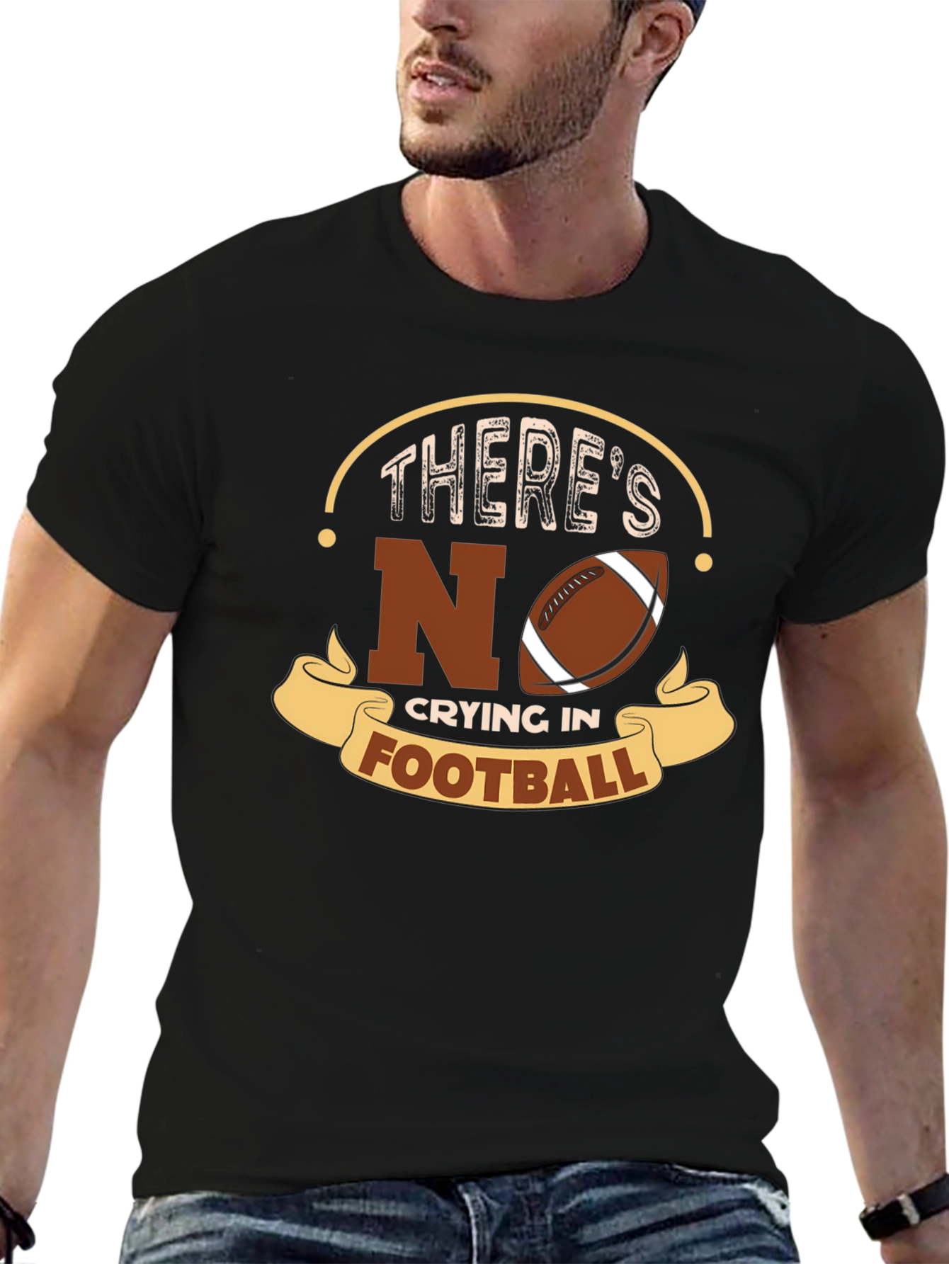 Theres No Crying In Football T-Shirt