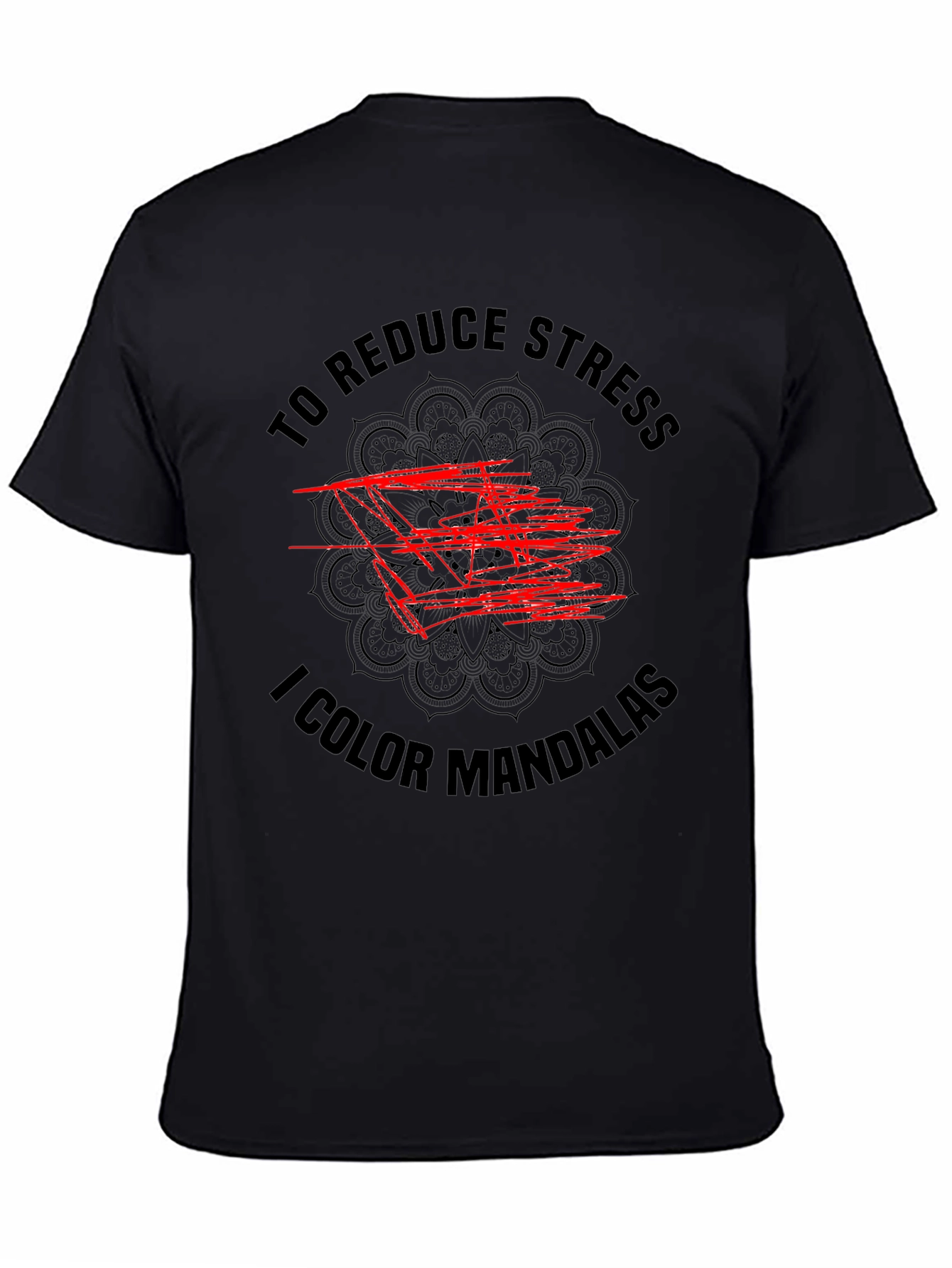 Reduce Stress Mandala T-Shirt