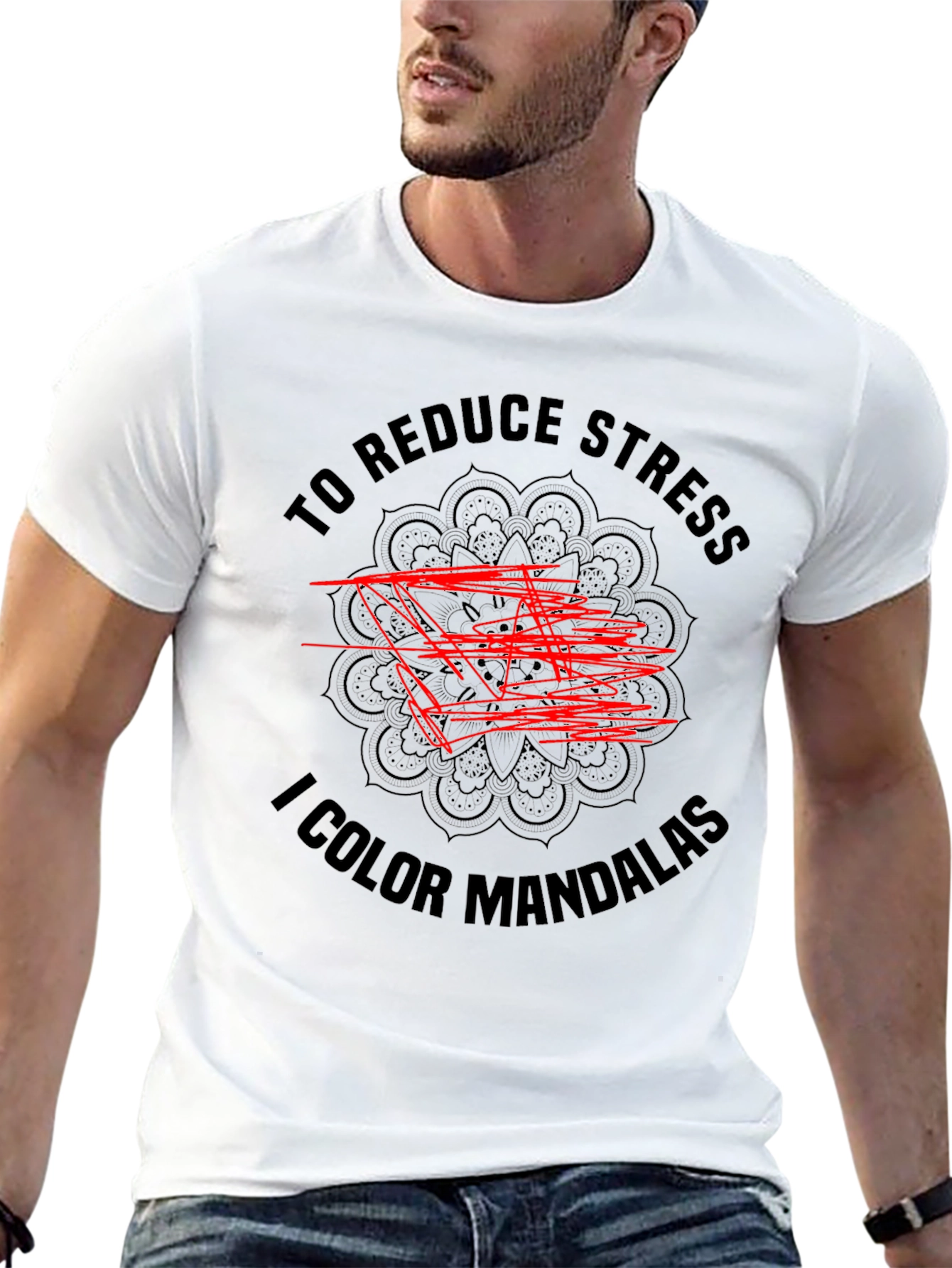 Reduce Stress Mandala T-Shirt