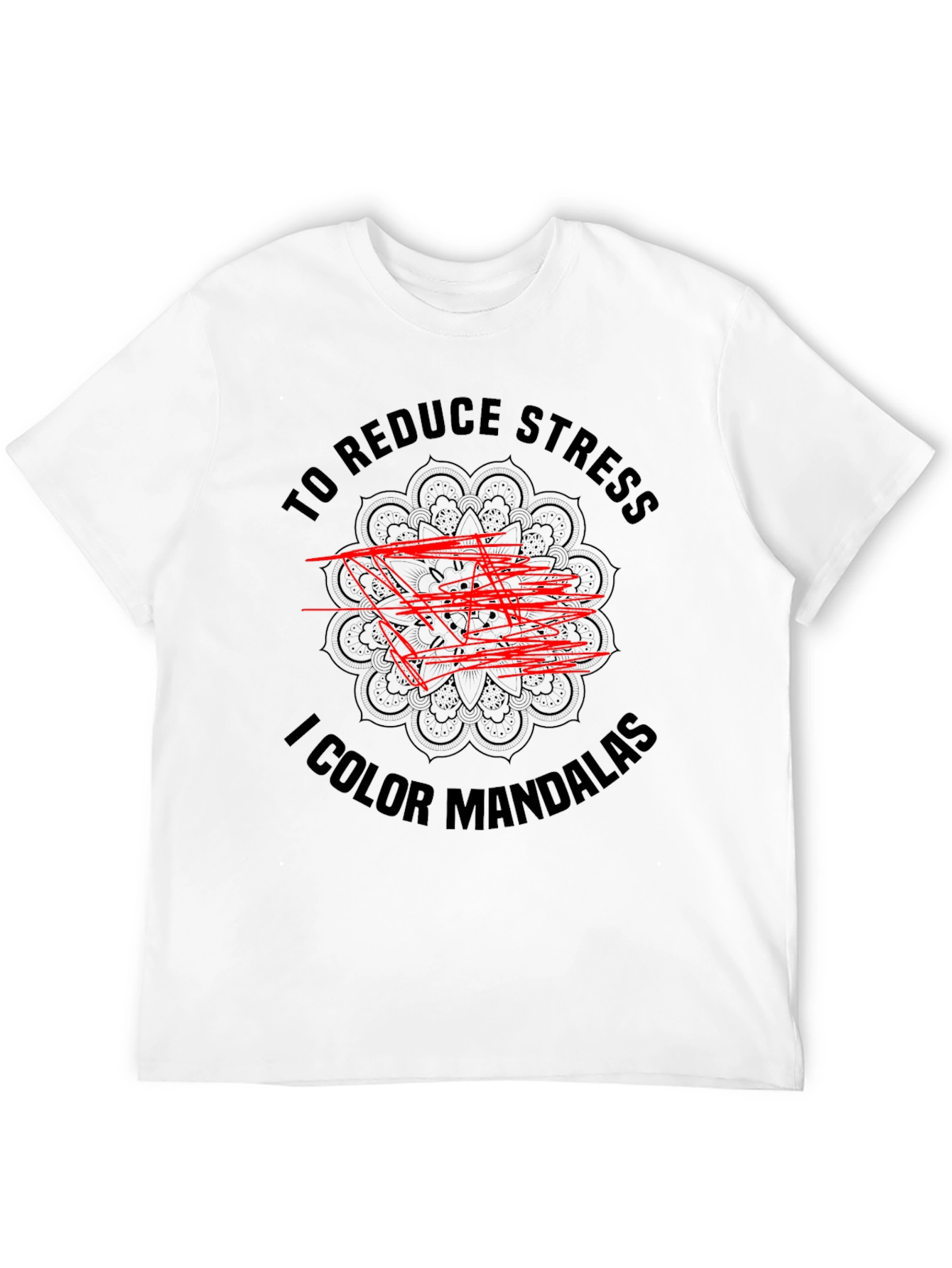 Reduce Stress Mandala T-Shirt