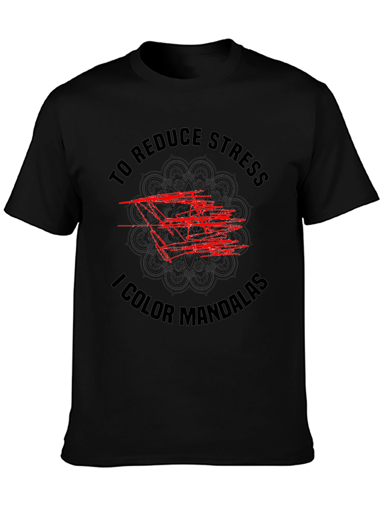 Reduce Stress Mandala T-Shirt
