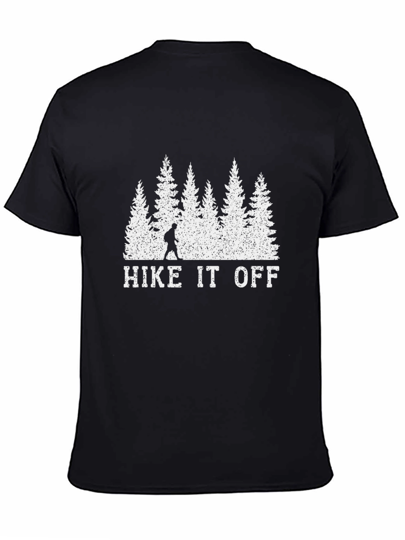 Hike It Off Black T-Shirt - Nature Adventure Tee