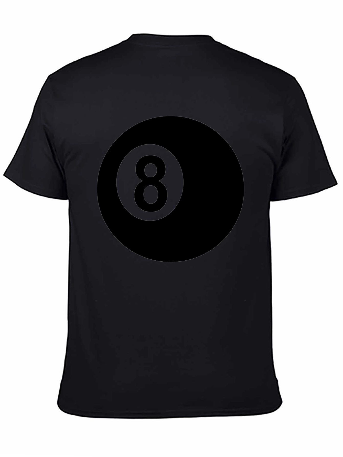 8 Ball Graphic Tee - Classic Black T-Shirt