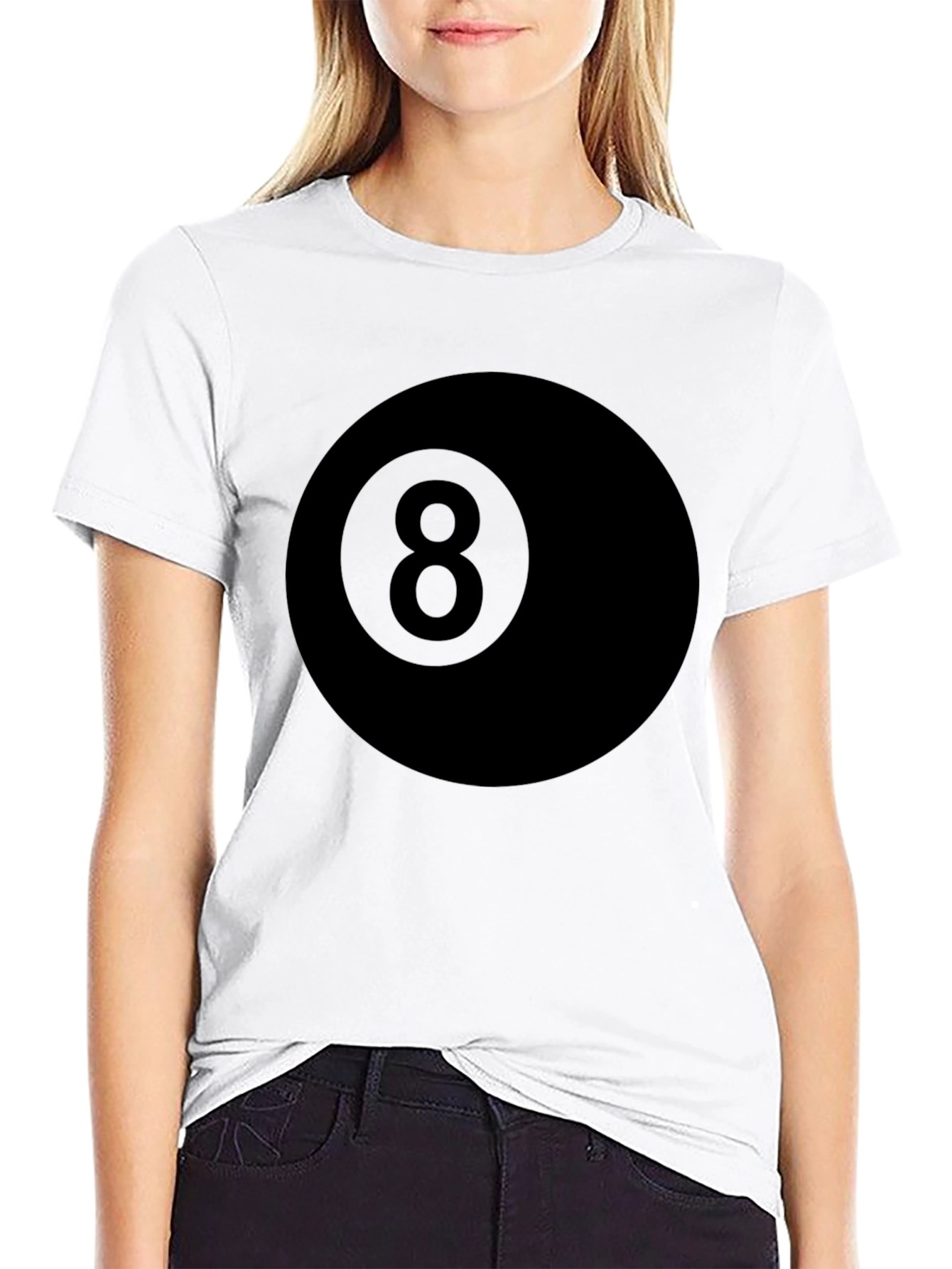 8 Ball Graphic Tee - Classic Black T-Shirt