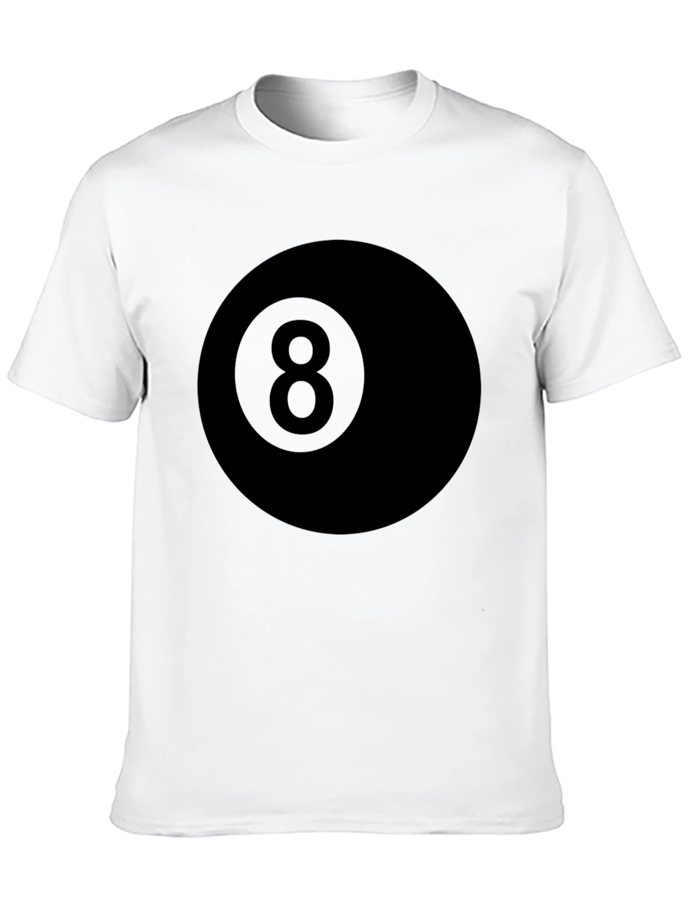 8 Ball Graphic Tee - Classic Black T-Shirt