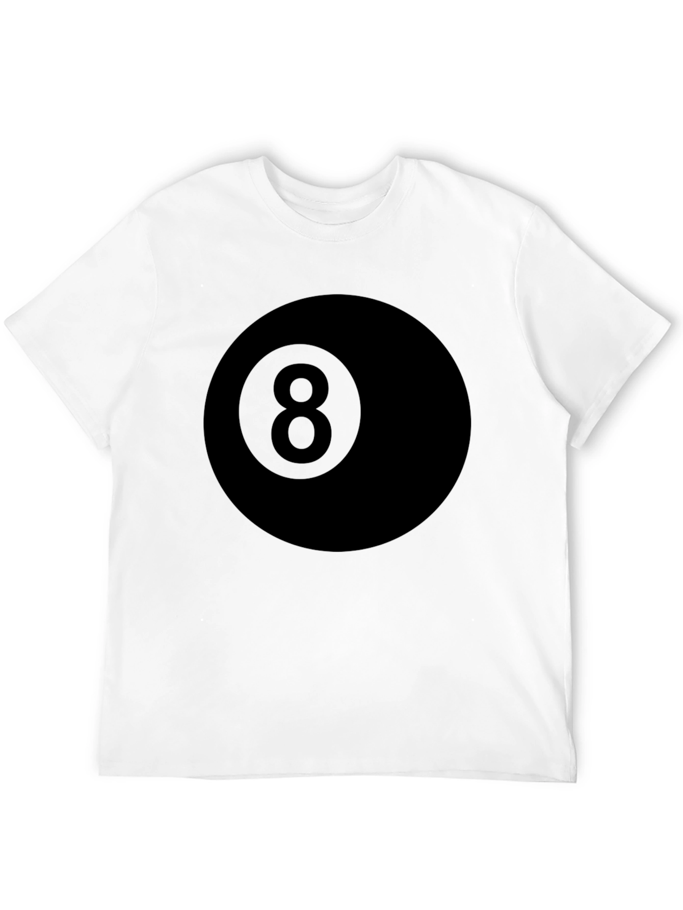8 Ball Graphic Tee - Classic Black T-Shirt