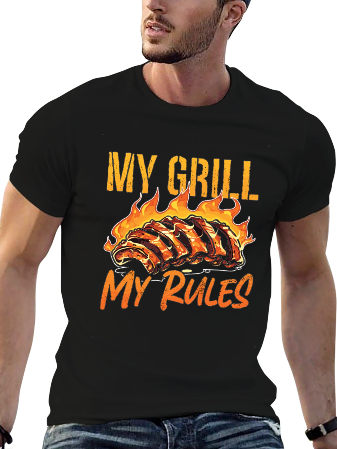 My Grill My Rules BBQ Ribs T-Shirt
