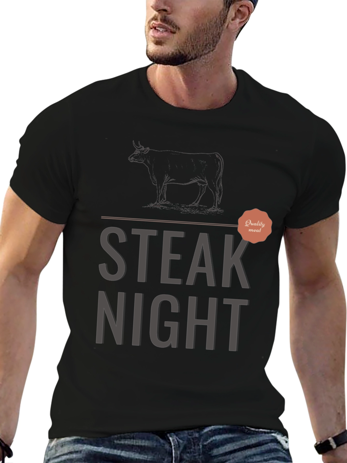 Steak Night Graphic T-Shirt - Quality Meal