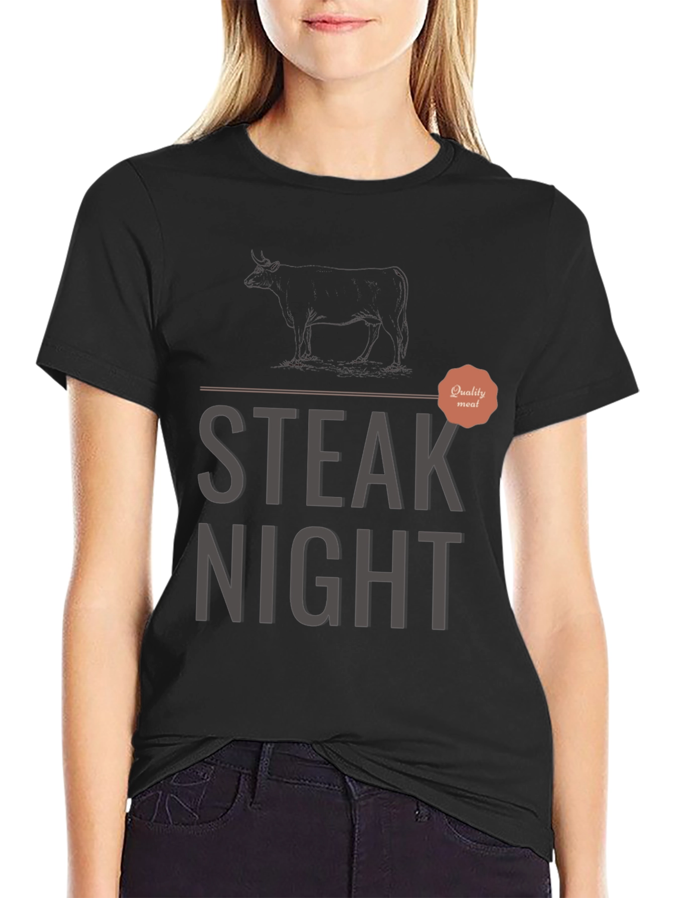 Steak Night Graphic T-Shirt - Quality Meal