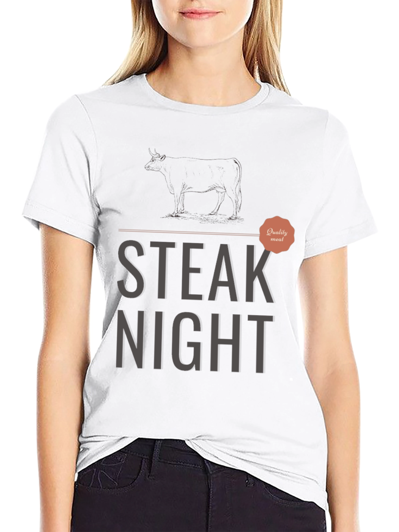 Steak Night Graphic T-Shirt - Quality Meal