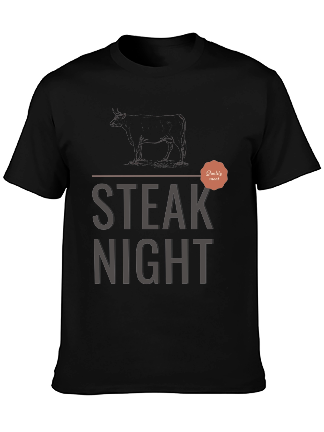 Steak Night Graphic T-Shirt - Quality Meal