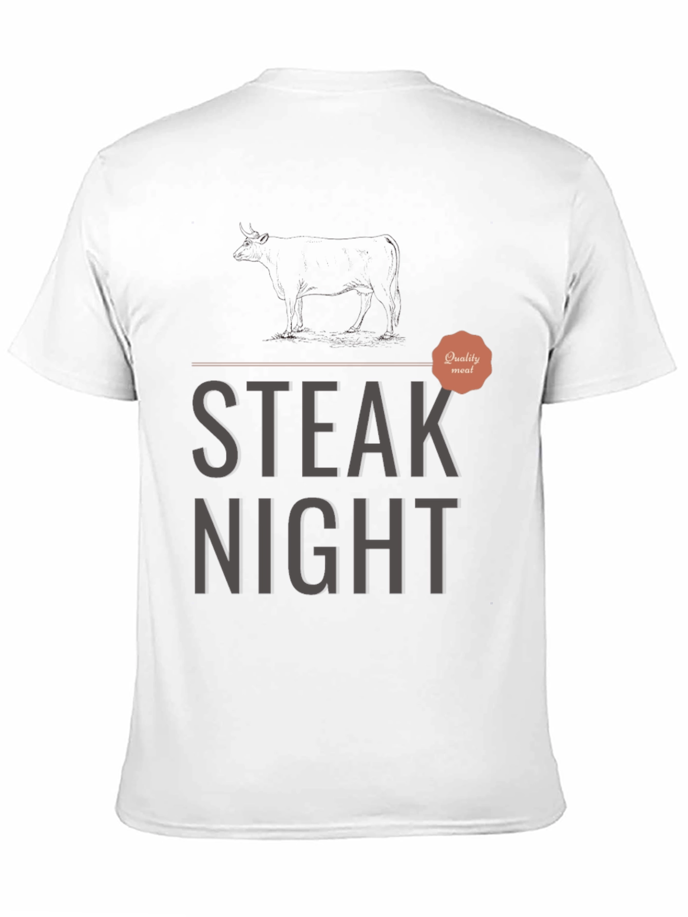 Steak Night Graphic T-Shirt - Quality Meal