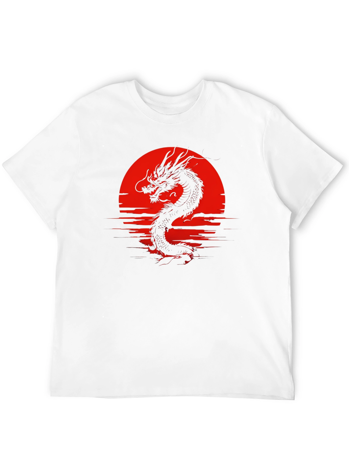 Dragon Silhouette Graphic T-Shirt
