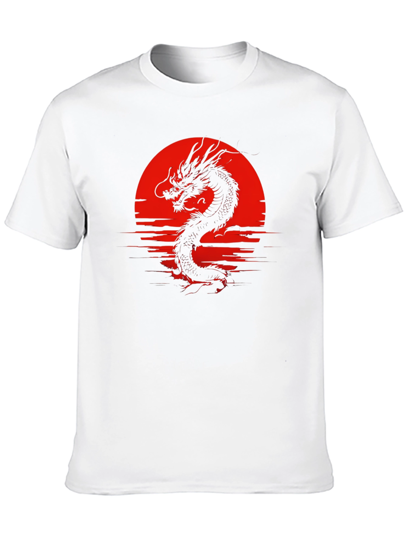 Dragon Silhouette Graphic T-Shirt