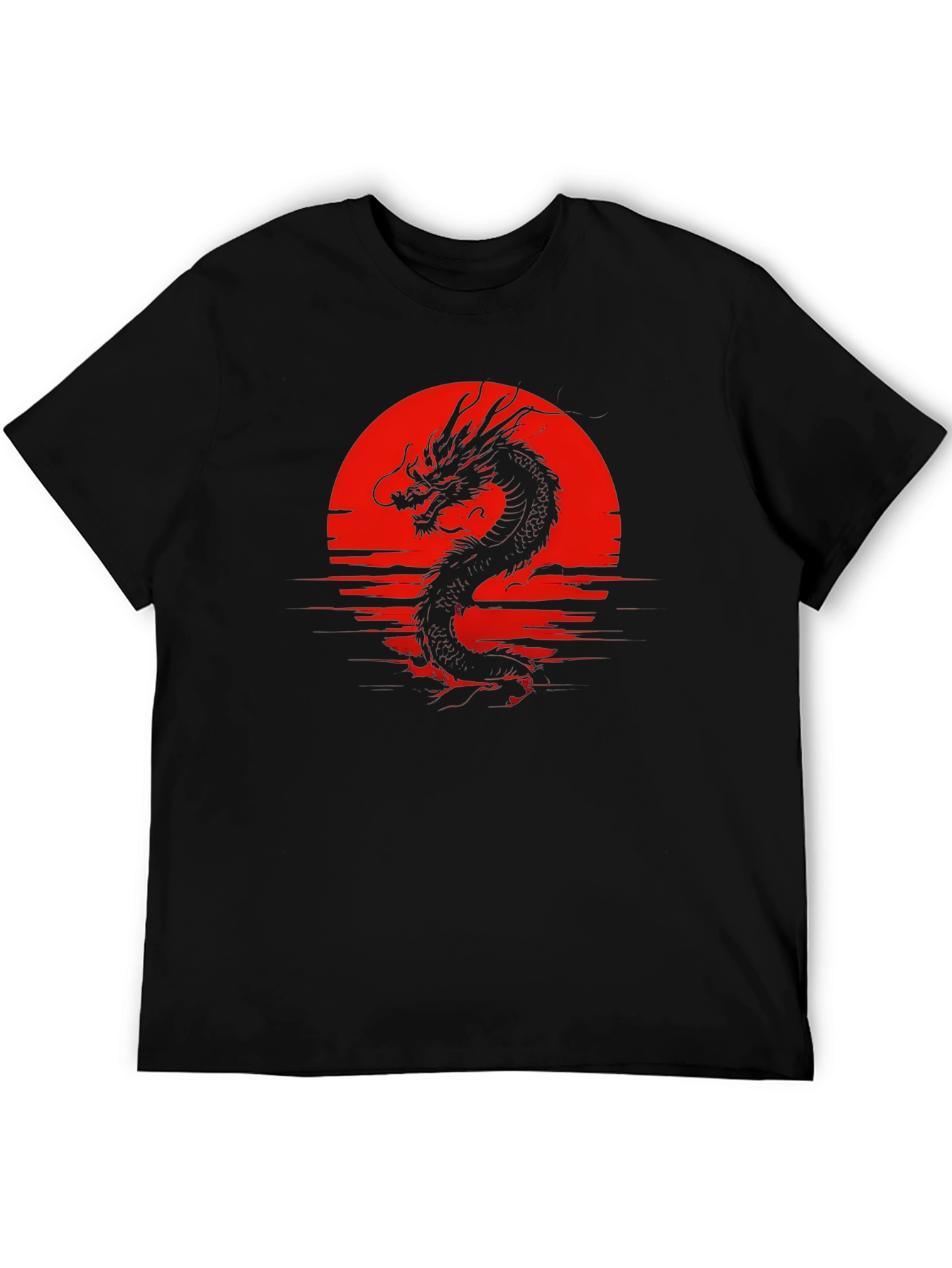 Dragon Silhouette Graphic T-Shirt