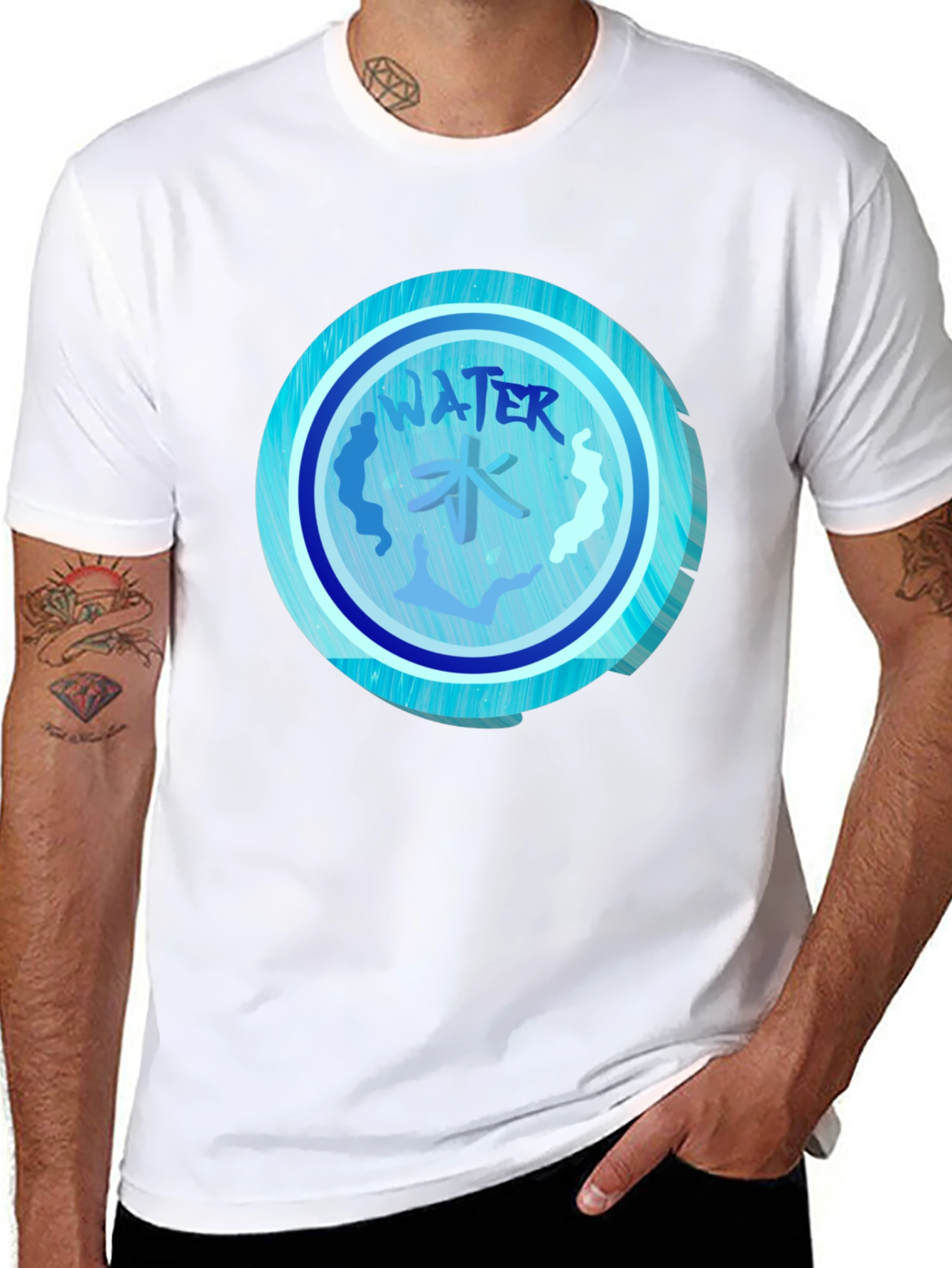 Water Element T-Shirt - Avatar Inspired Graphic Tee
